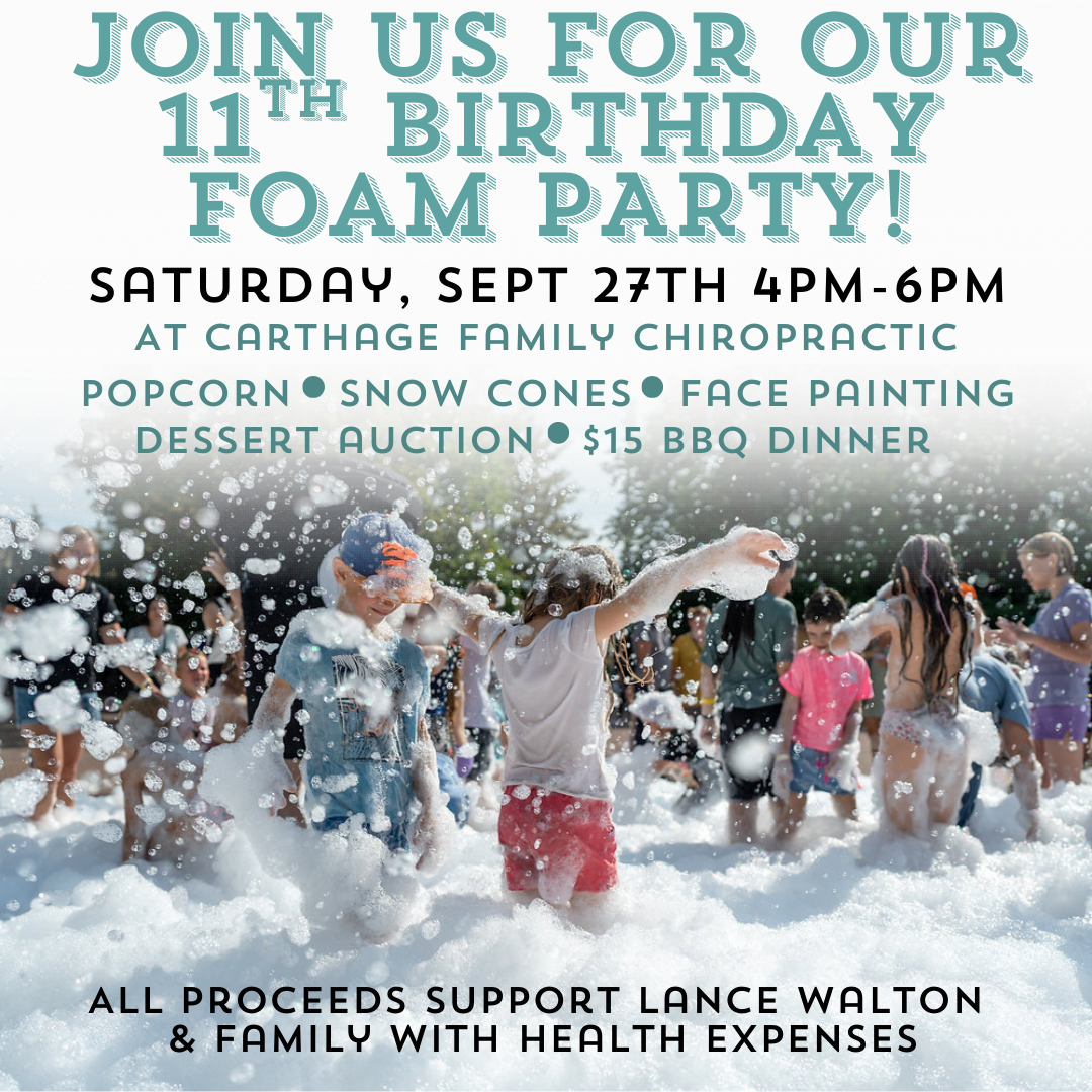 11th Birthday Foam Party
