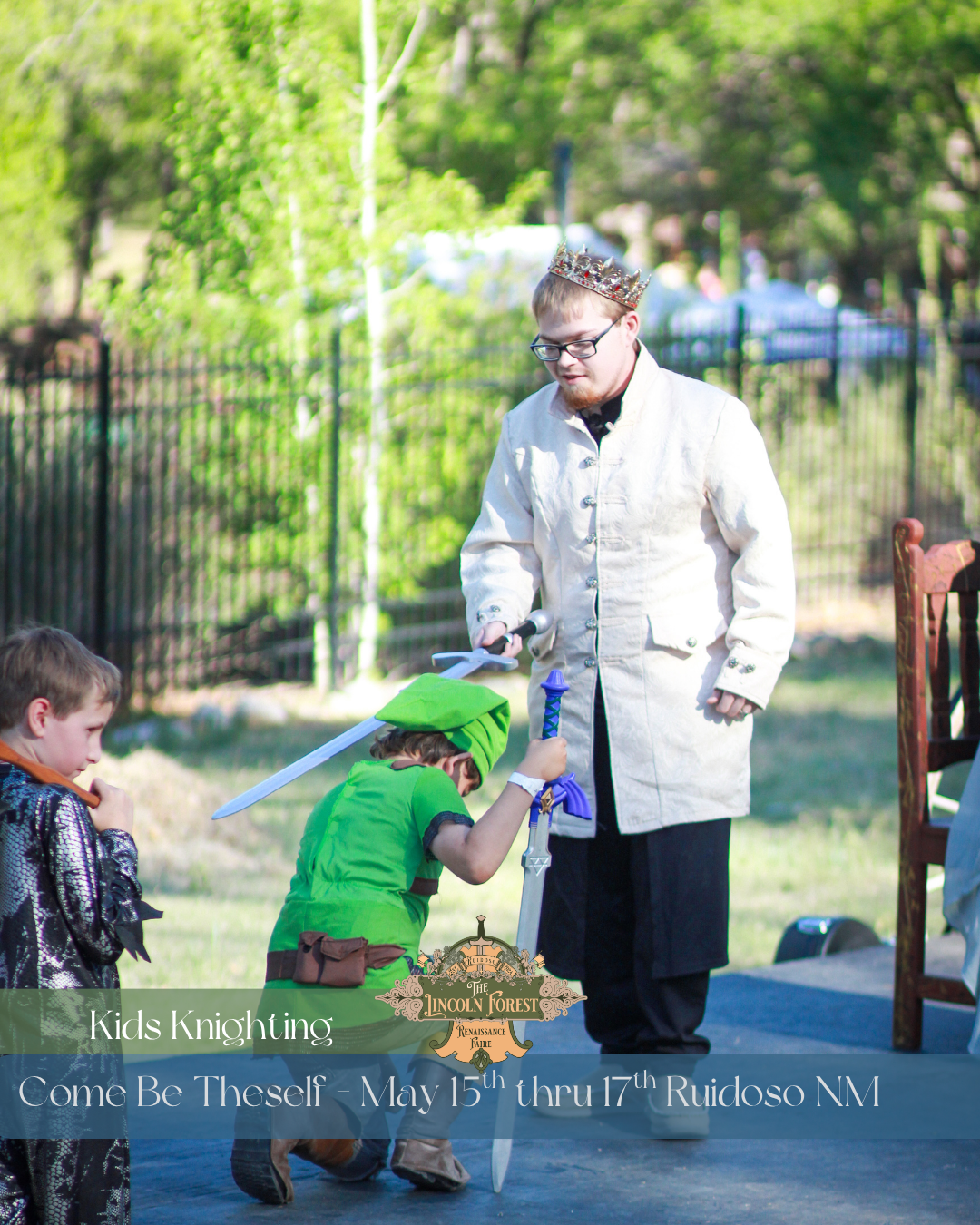 Kids Knighting on Saturday 