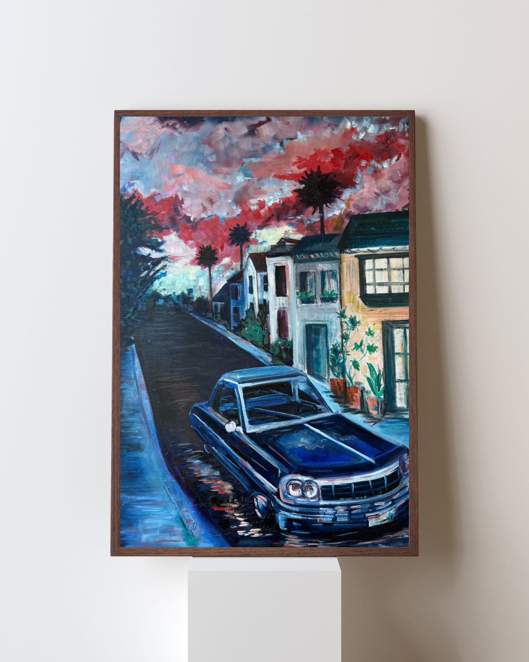 Last Light in the West - Mixed Media on Gallery Canvas