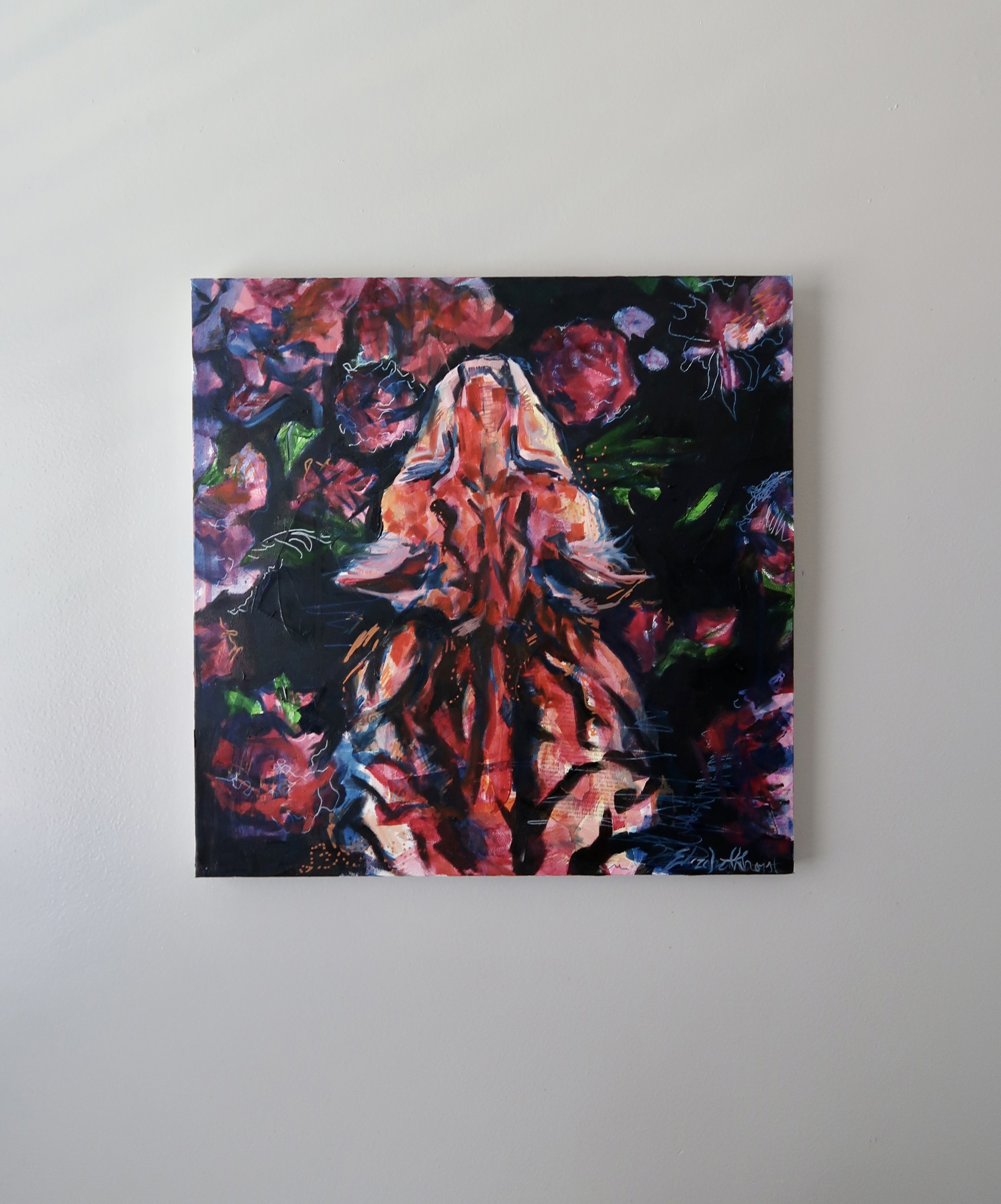 Vivid Reverie - Original Mixed Media painting On Gallery Canvas