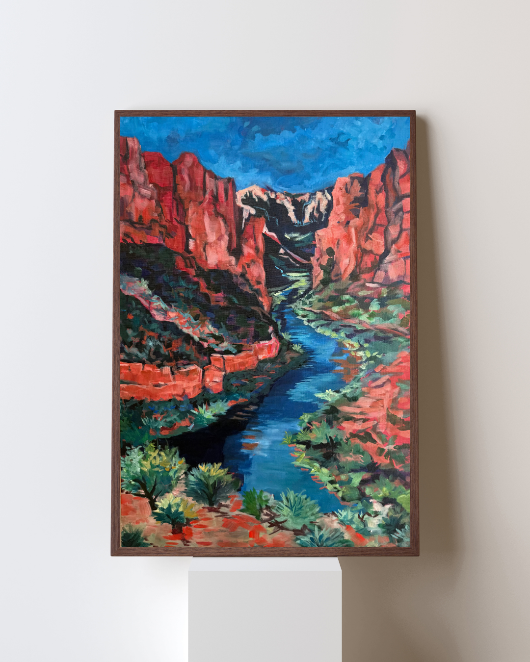 Echoes of the Canyon - Mixed Media on Gallery Wrapped Canvas
