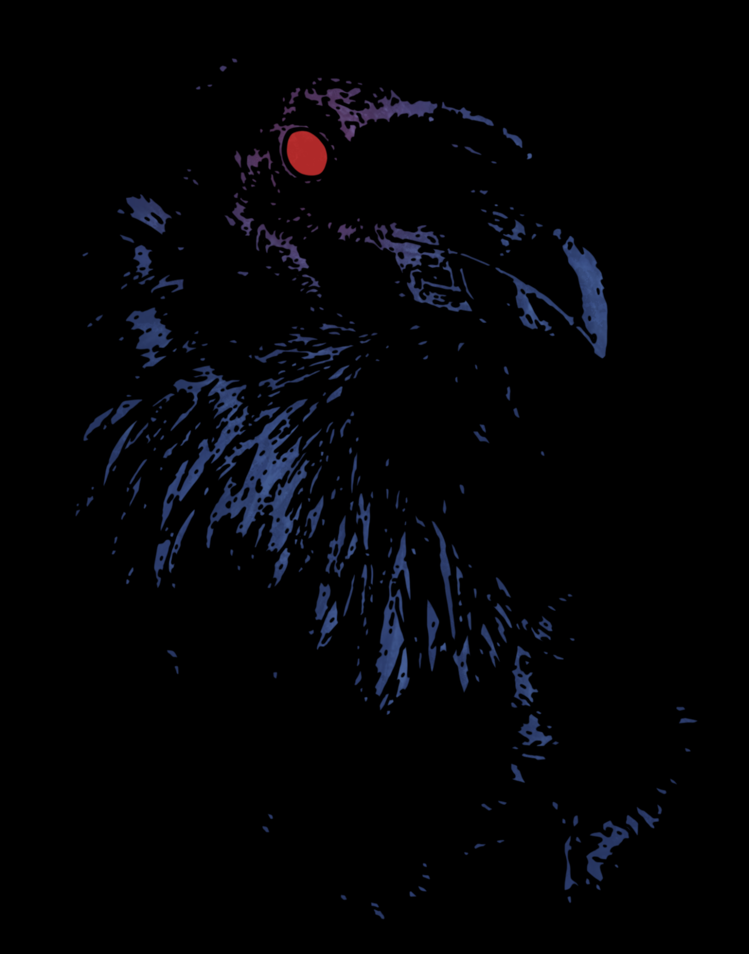The Raven by BruceyMako (11" x 14")