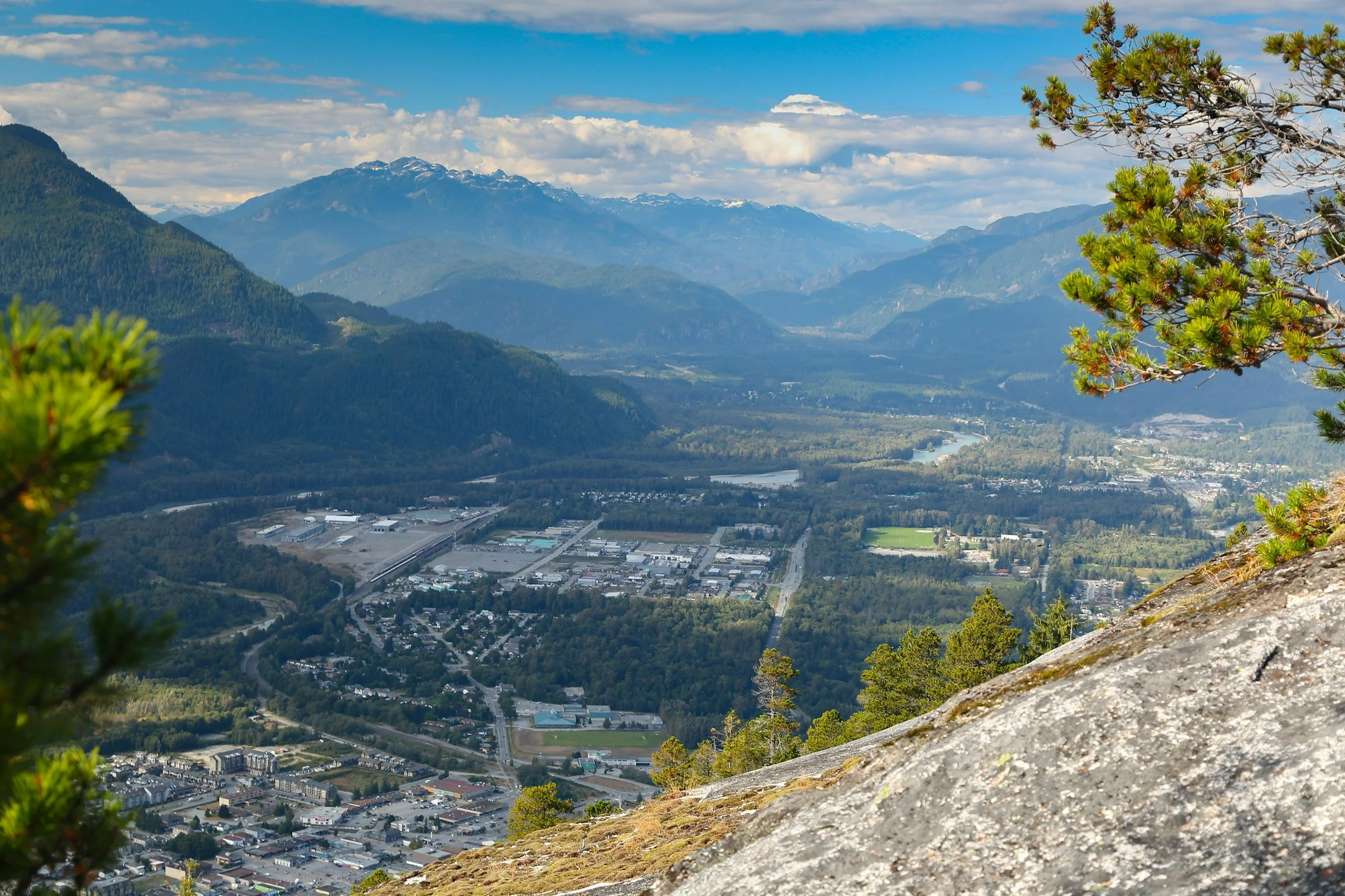 Squamish BC view from on top the Chief