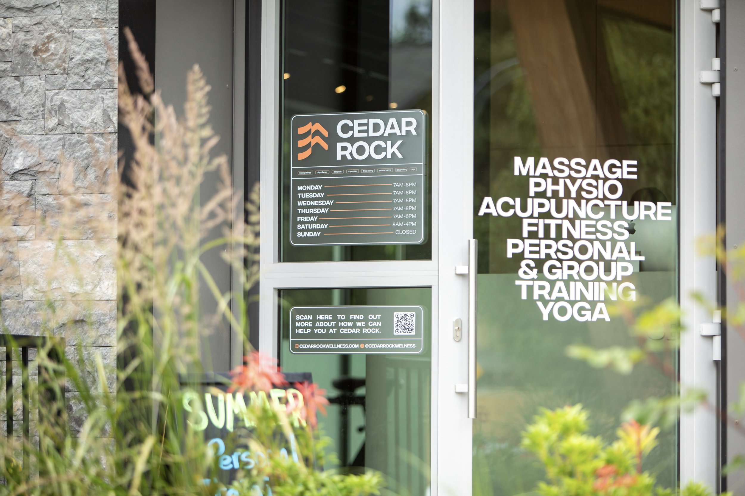 interior and exterior images of clinic