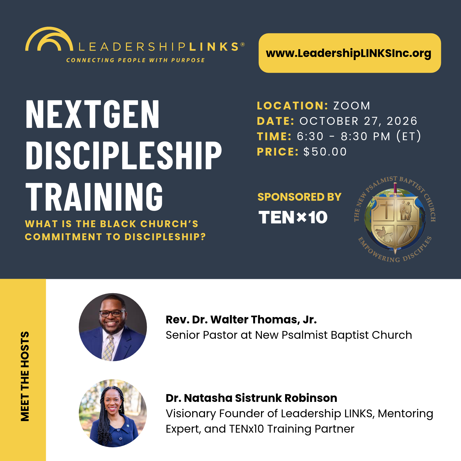 NextGEN Discipleship Training: What is the Black Church’s Commitment to Discipleship?