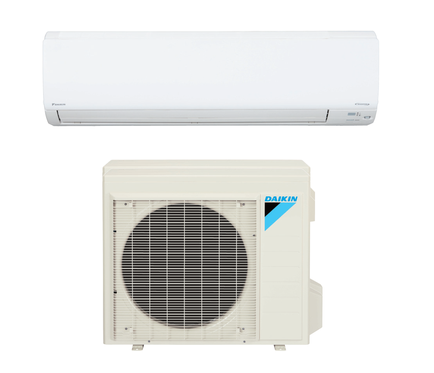 Daikin air conditioning unit with indoor and outdoor components