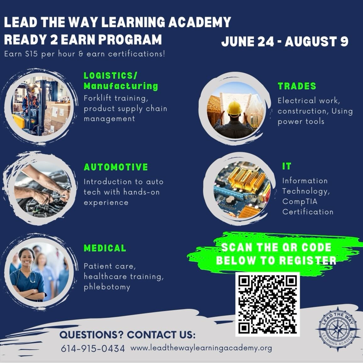 Is there a teen in your life who would be interested in paid on-the-job trade training and a career-readiness experience this summer? If so, check out this programming by our partner, @ltwla_columbus . And spread the word! We are so excited to watch 
