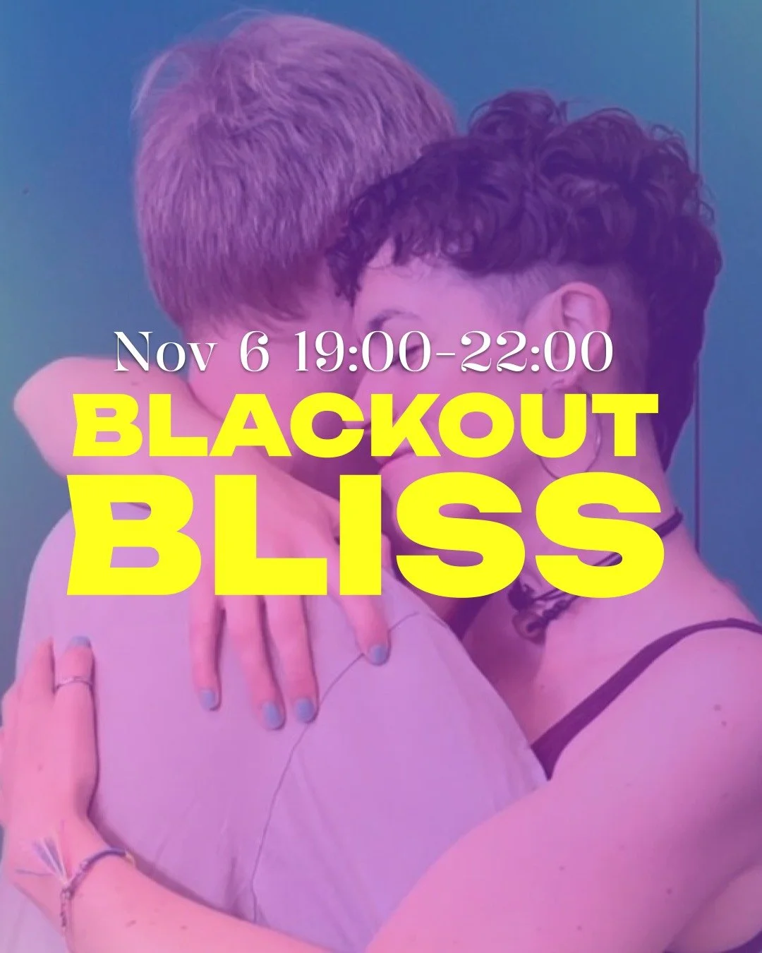 💫November 6, 19-22 💫
Step into a night where the body leads, the senses awaken, and connection becomes a delicious, living thing. This is an invitation to slow down, to breathe, and to let touch speak louder than words. It’s a space for meet