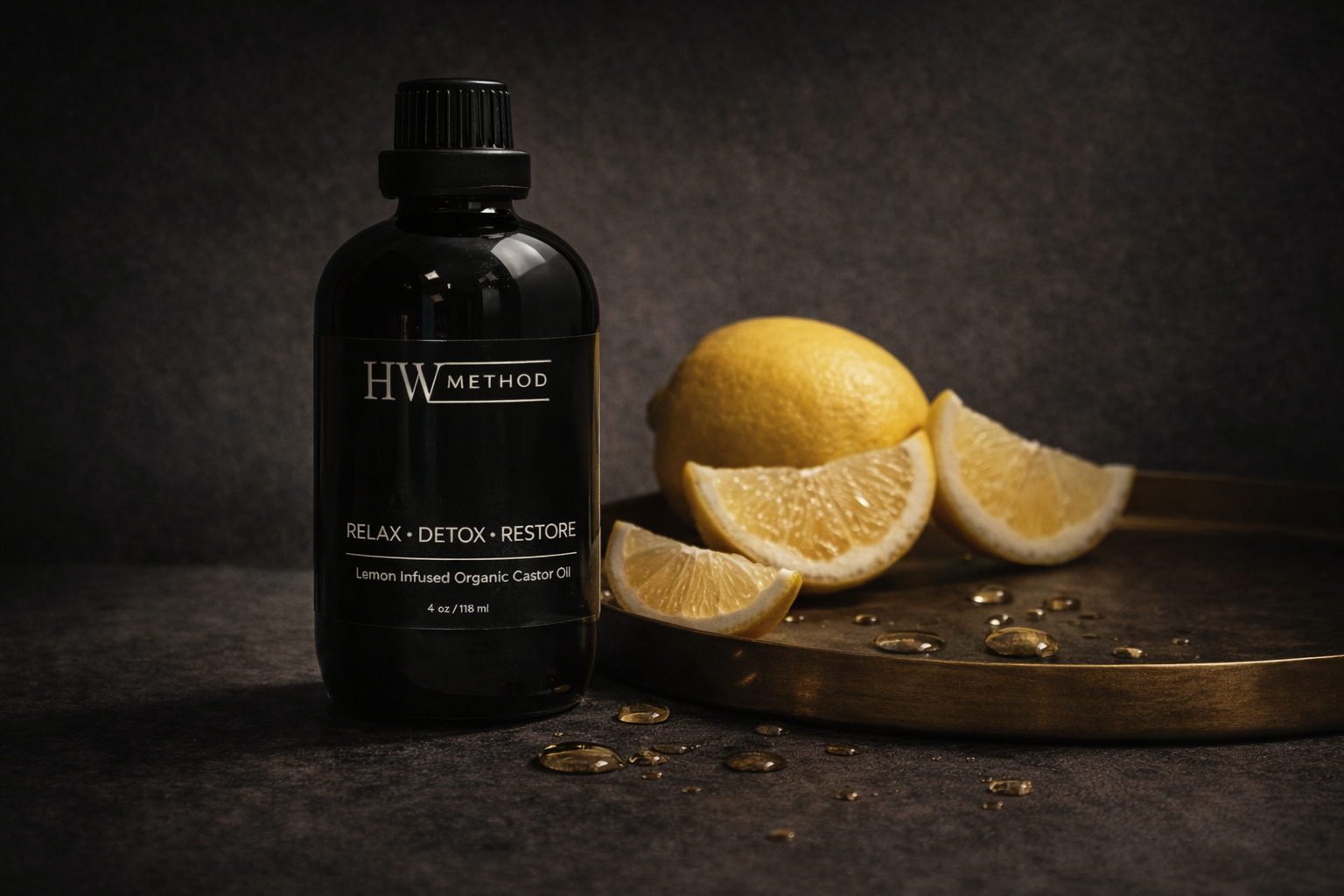 Lemon-Infused Castor Oil