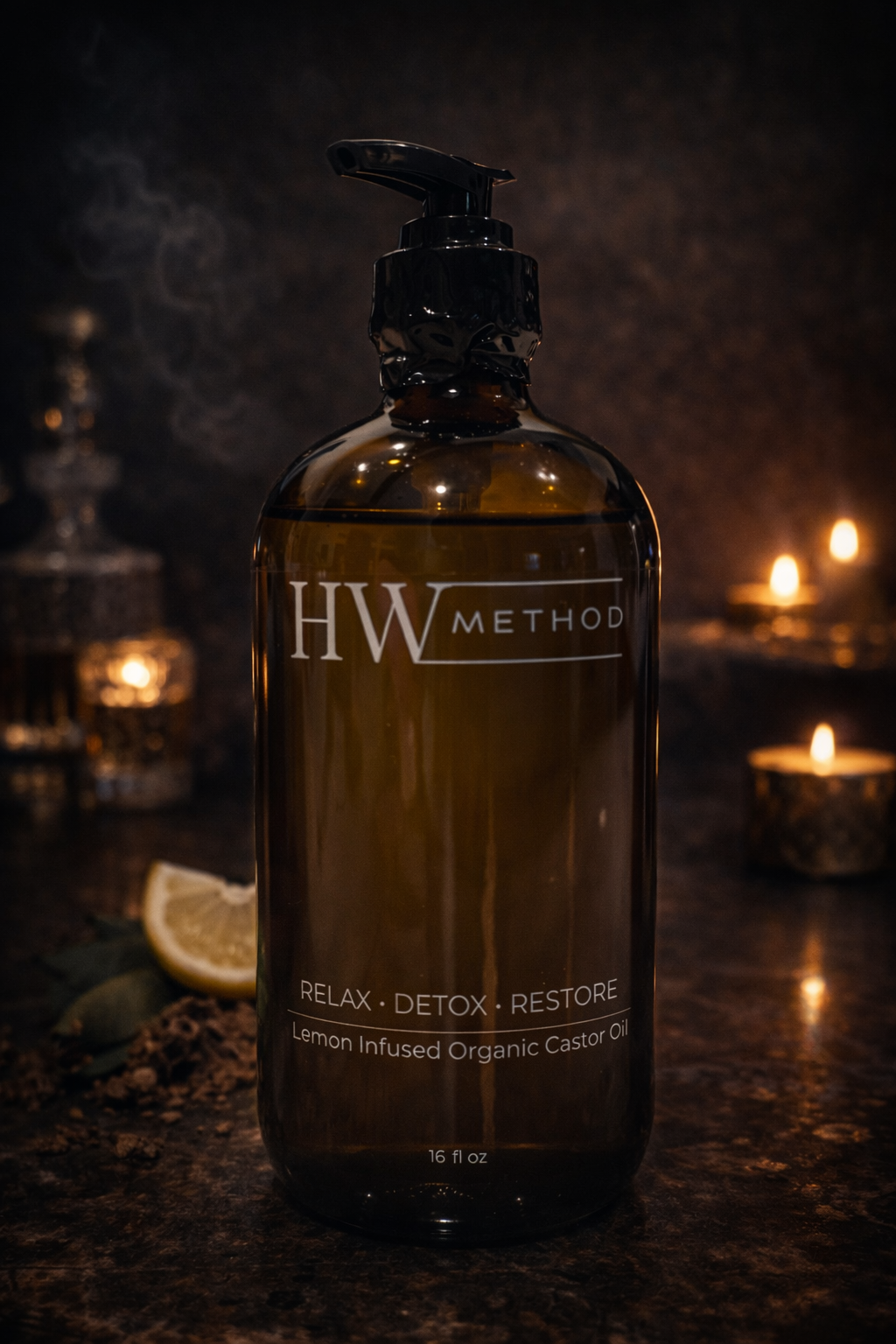 Lemon-Infused Castor Oil