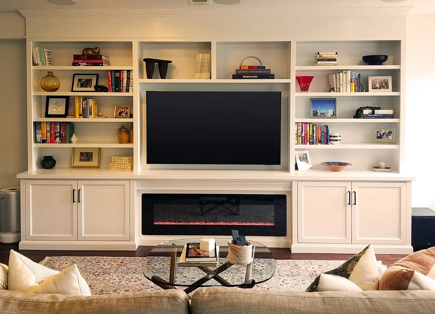 Fireplace Built-in | Living room cabinet San Francisco
