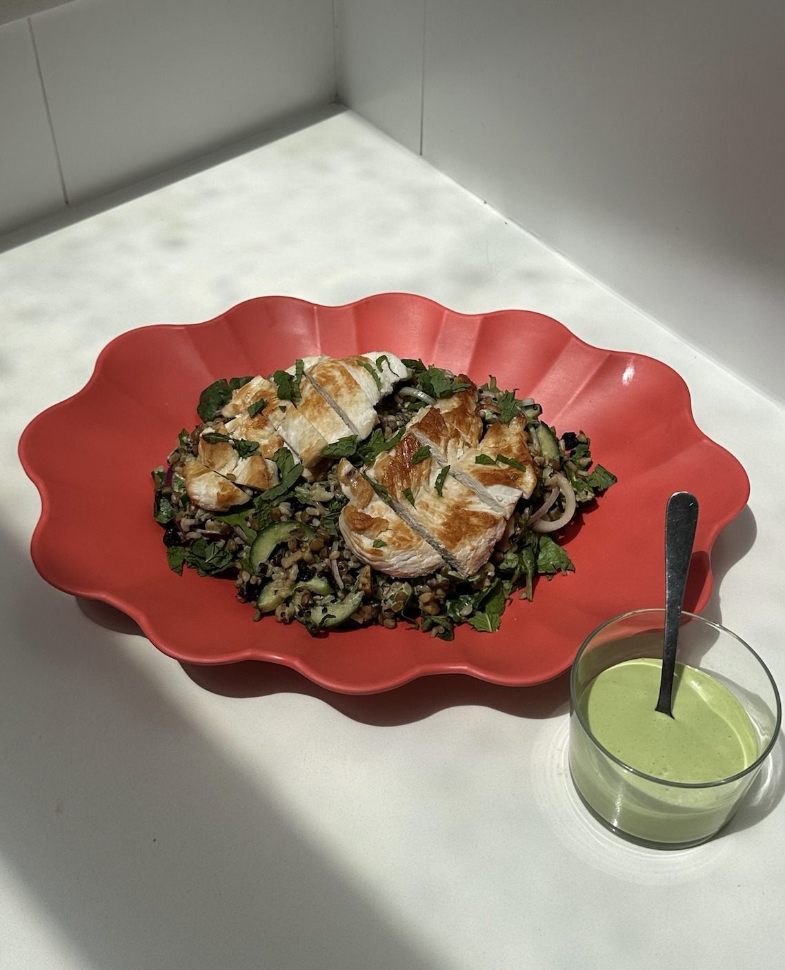 Green Goddess Grain Salad