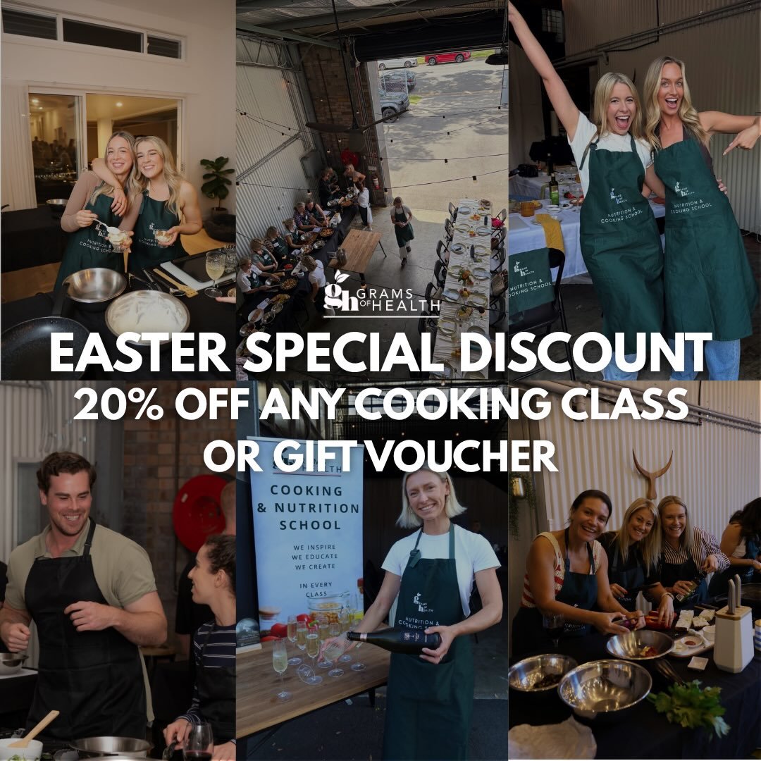 🐣 EASTER SPECIAL on SOCIAL COOKING CLASSES

Looking for something fun, social (and delicious) to do this Autumn?

We&rsquo;re offering 20% OFF all cooking classes or gift vouchers when you book before Friday 3rd April ✨

Whether it&rsquo;s a date ni