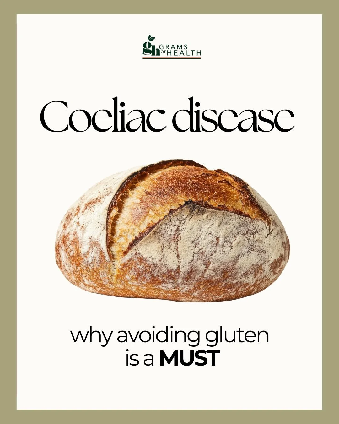 Coeliac disease is an autoimmune condition where eating gluten damages the small intestine and prevents nutrient absorption 🌾❌

It&rsquo;s not a lifestyle trend, only people with coeliac disease or another medical reason need to follow a gluten-free