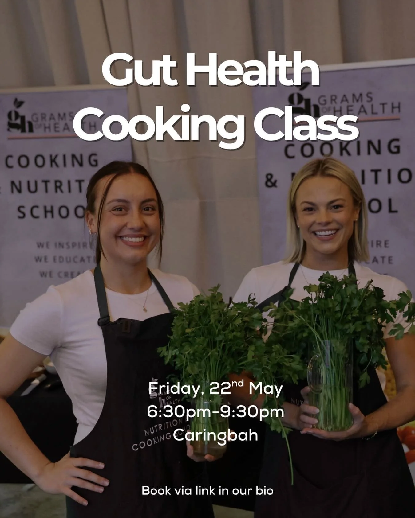 Let&rsquo;s talk (and cook) about Gut Health 🍃

We&rsquo;re hosting our Gut Health Cooking Class on Friday 22nd May and it might just change the way you eat forever.

Designed by our Accredited Practising Dietitians and rooted in evidence-based nutr