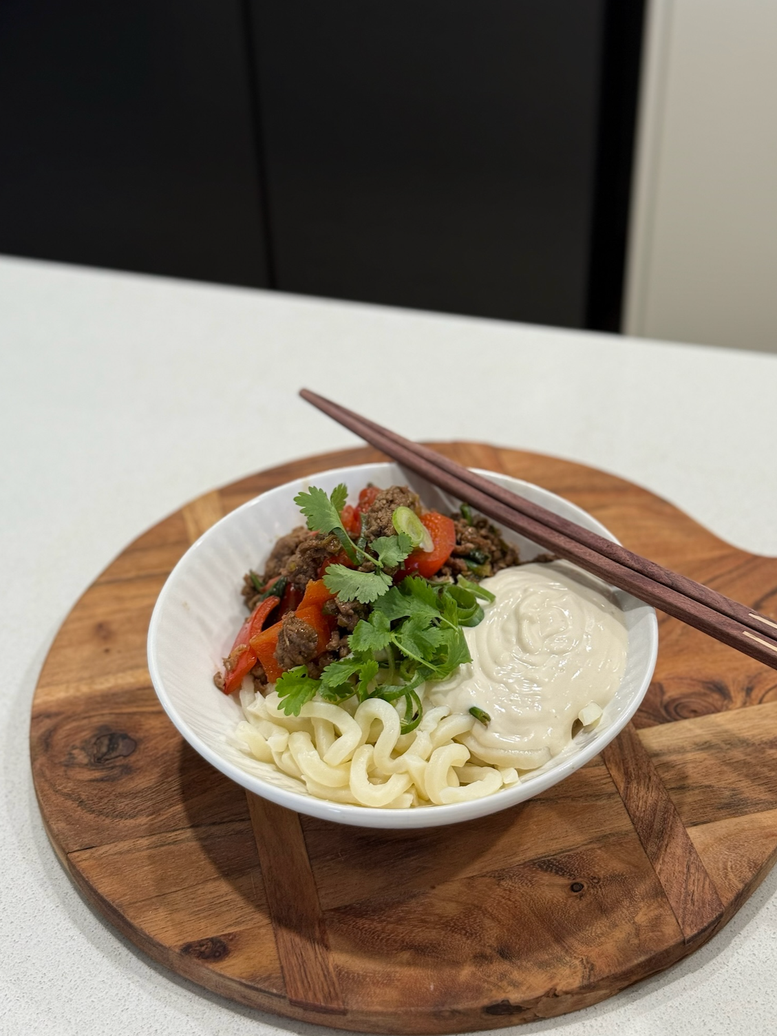 Creamy Udon Noodles