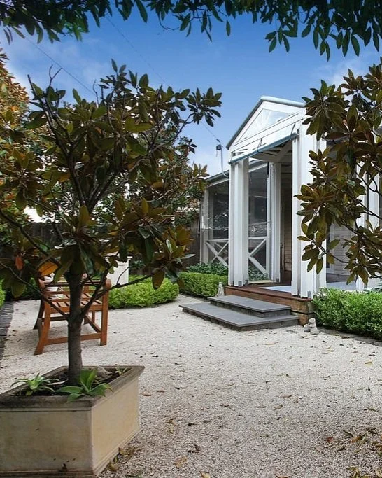 Swipe for the BEFORE and AFTER.
The smallest changes can make the biggest first impression. ✨

This tired pebble entry has been transformed into a timeless checkerboard paved entrance, creating a more welcoming, refined and functional arrival. Someti