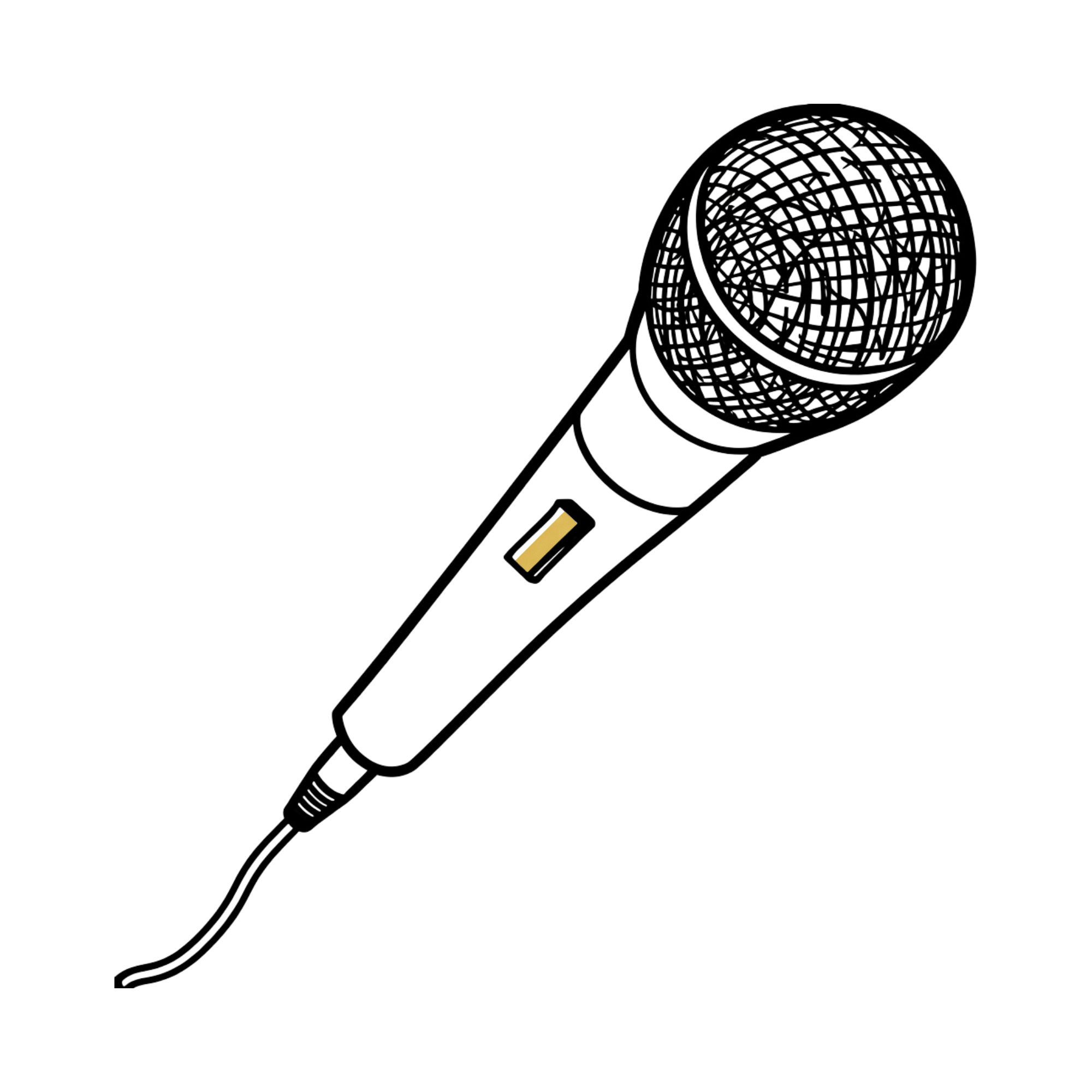 A microphone doodle