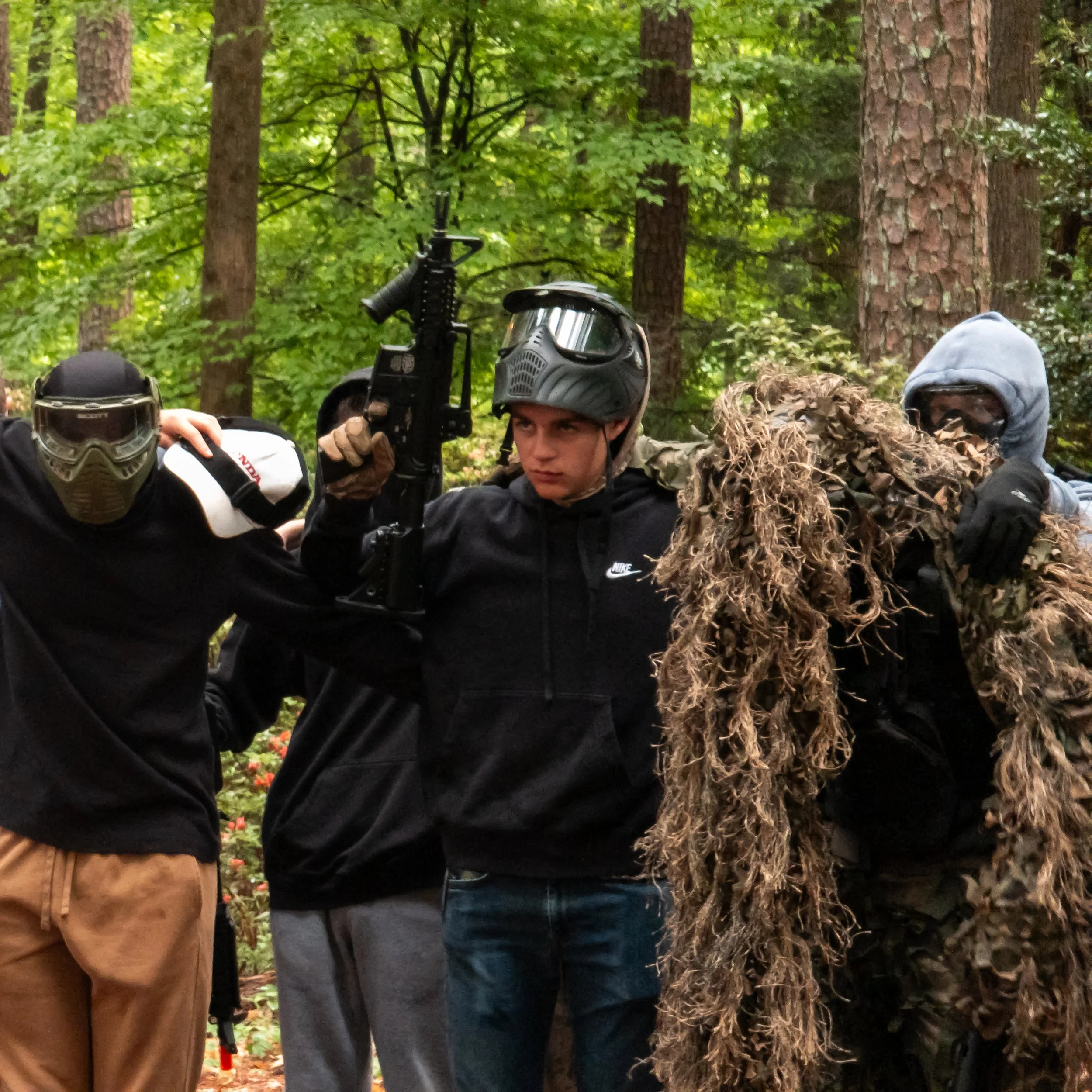 8th Grade vs. Alumni Airsoft Battle