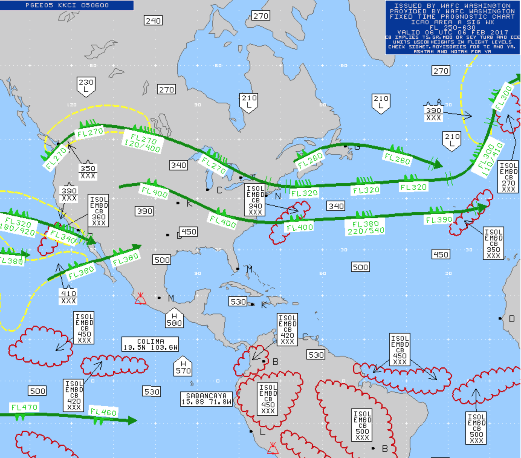 Sig Wave Map High-Level SigWx Chart — Pilottoolkit