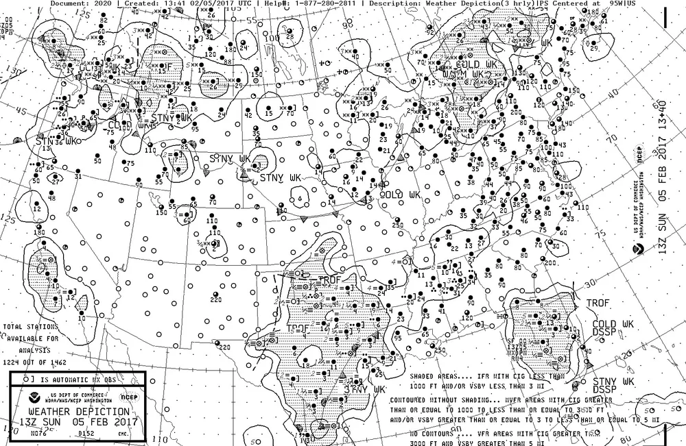 Description Weather Depiction Chart — Pilottoolkit