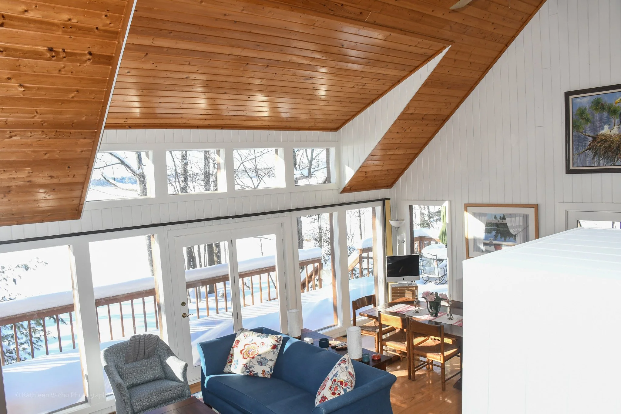 Wood pine painting - Hayward, Wisconsin