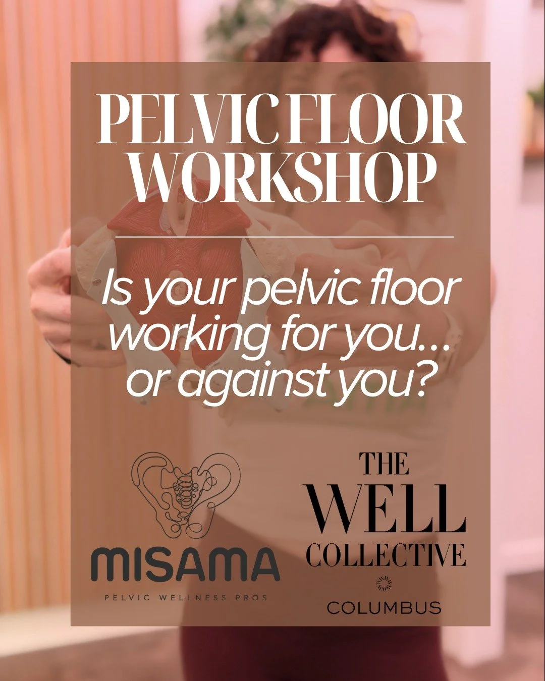Understanding the pelvic floor can completely change how you move, exercise, and support your body.

Join us for our upcoming Pelvic Floor Workshop featuring Dr. Missy Gallow from MISAMA Wellness.

Doors open at 8:30am for dry needling(first come, fi