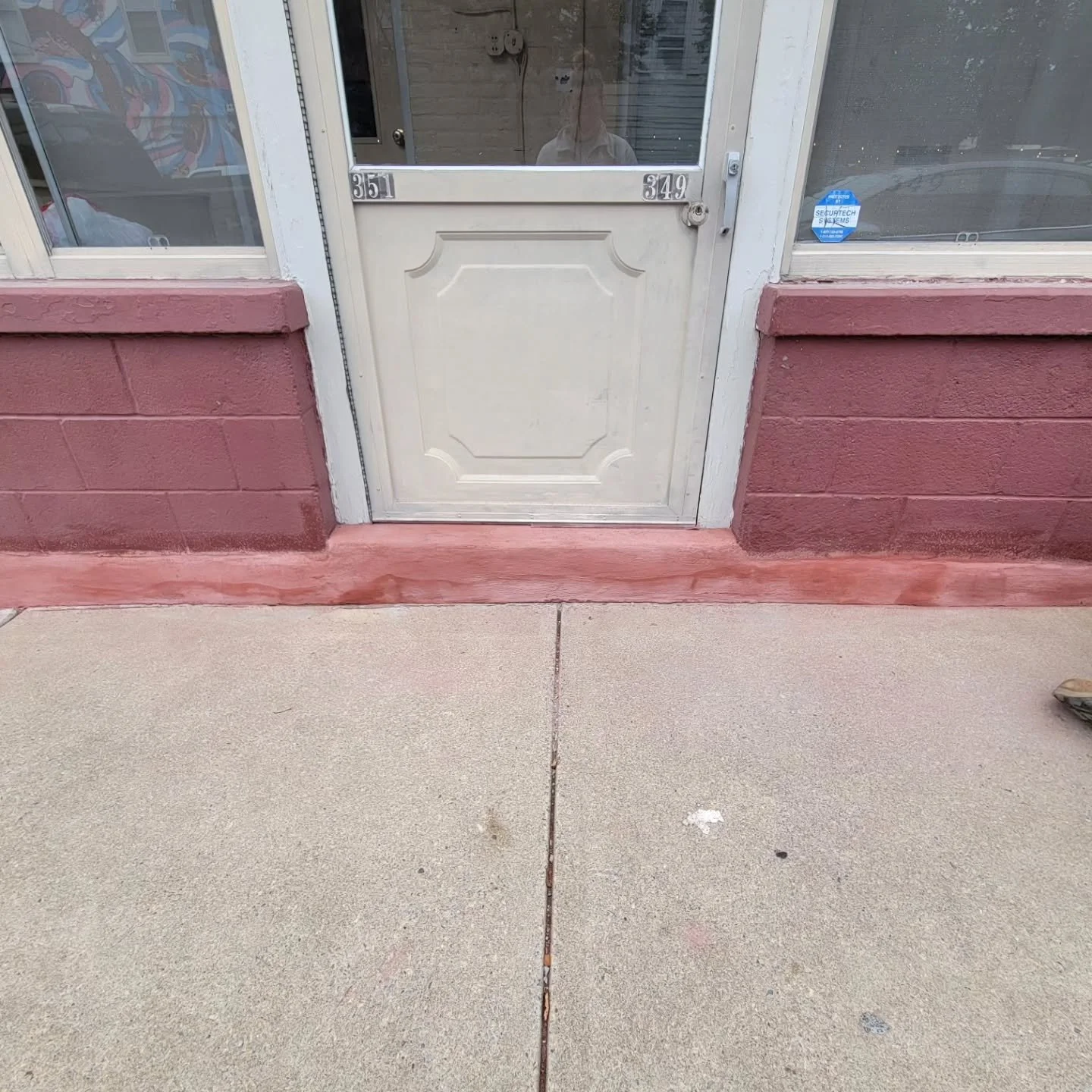 Do you have a small obscure job like this red mortar patching? We are HERE FOR IT! Call today to book a free estimate at 717-201-9869.