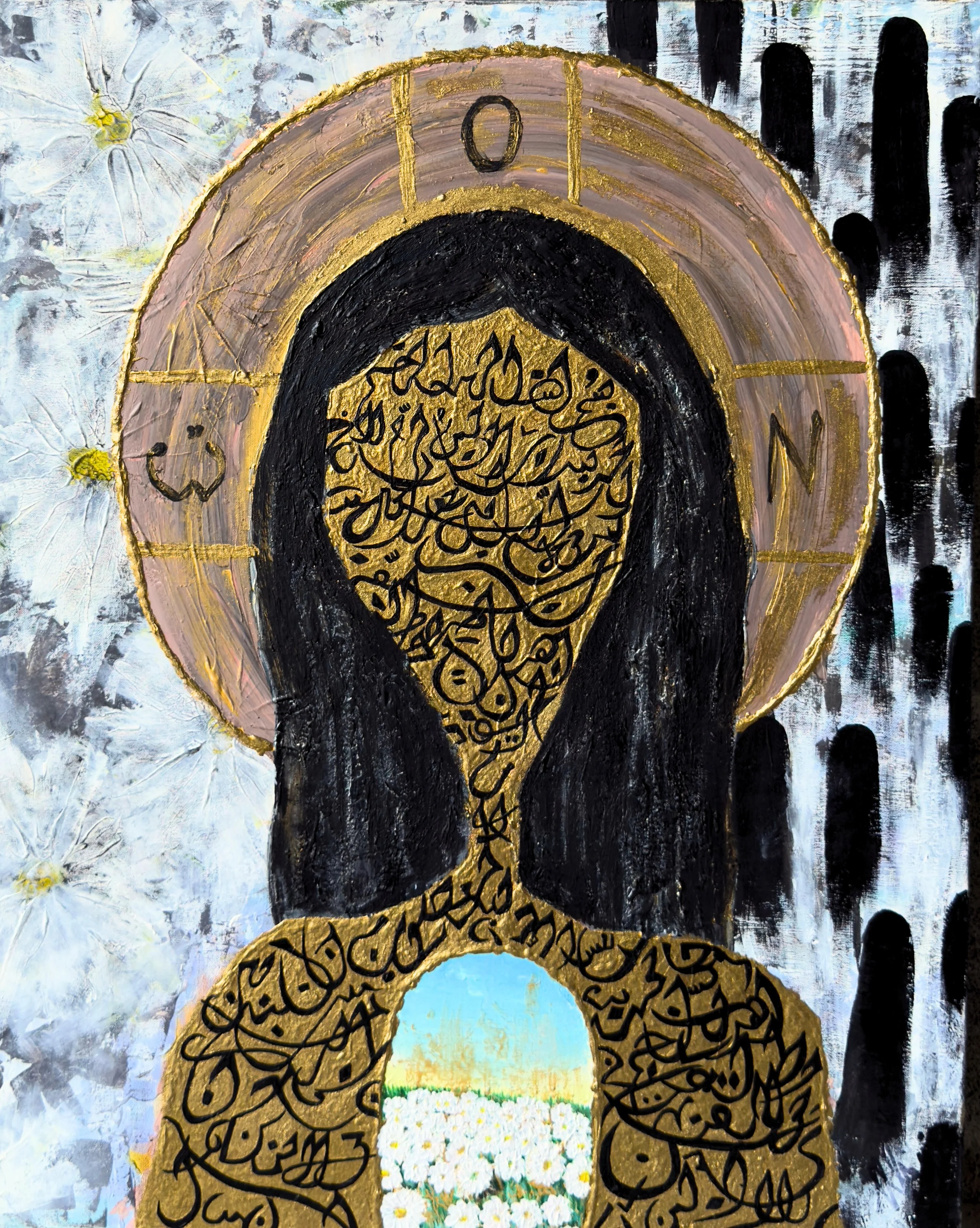 "I am who I am" 50X70 , acrylic on canvas 