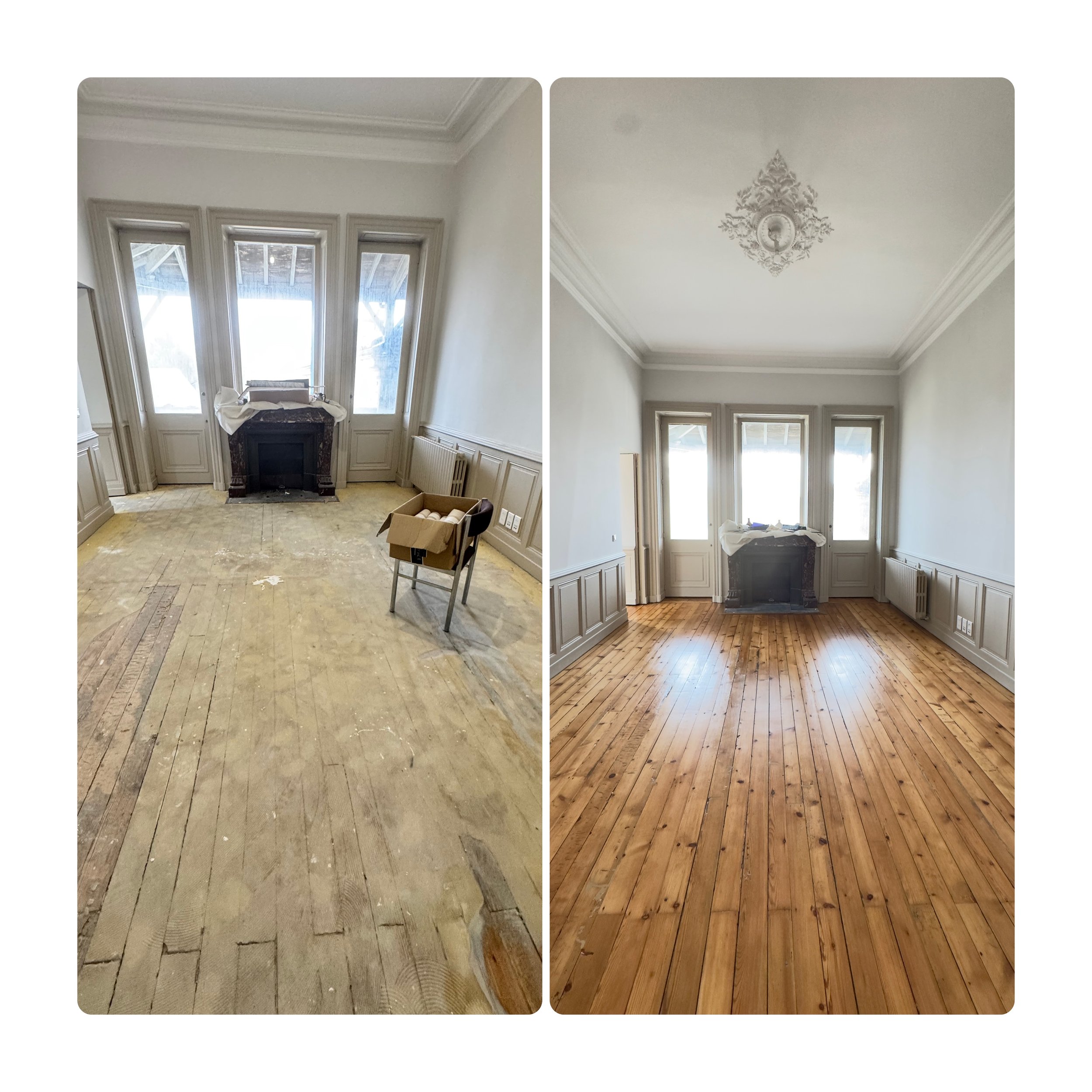 Cognac Meukow Oval Room restoration