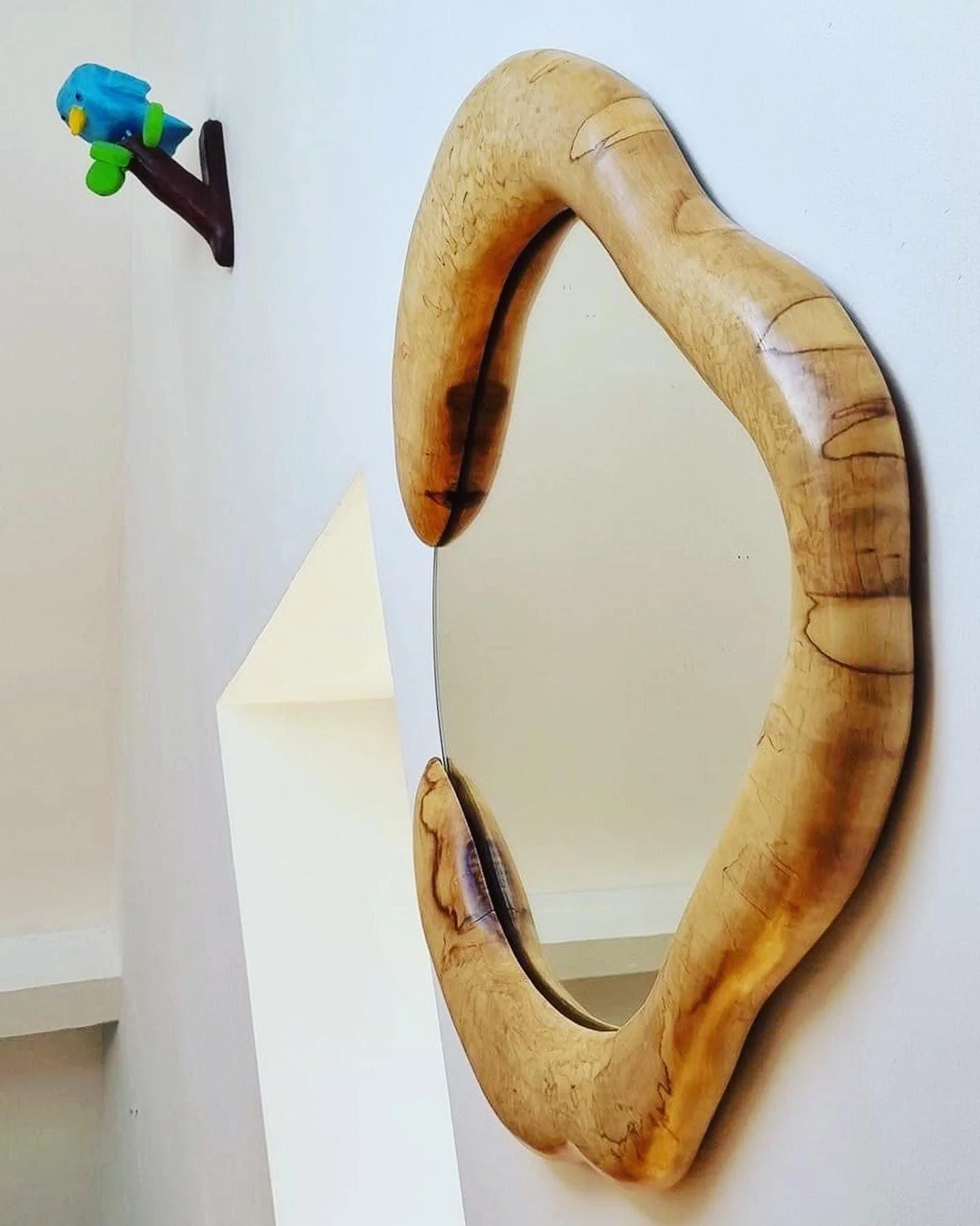 Sycamore  sculptured Mirror