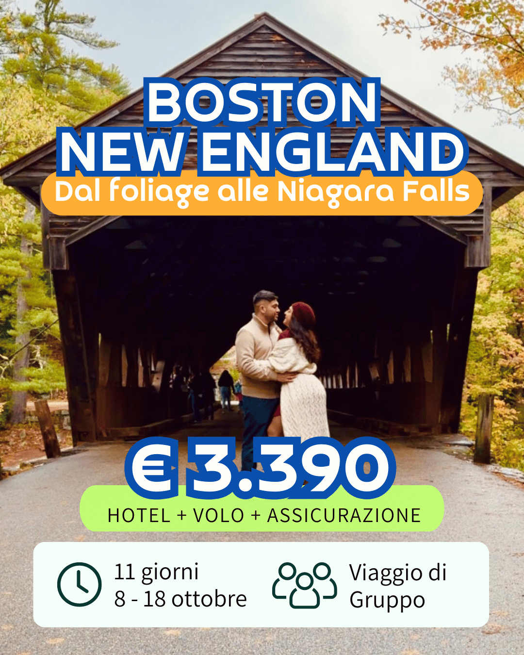 Boston e New England: dal foliage alle Cascate del Niagara