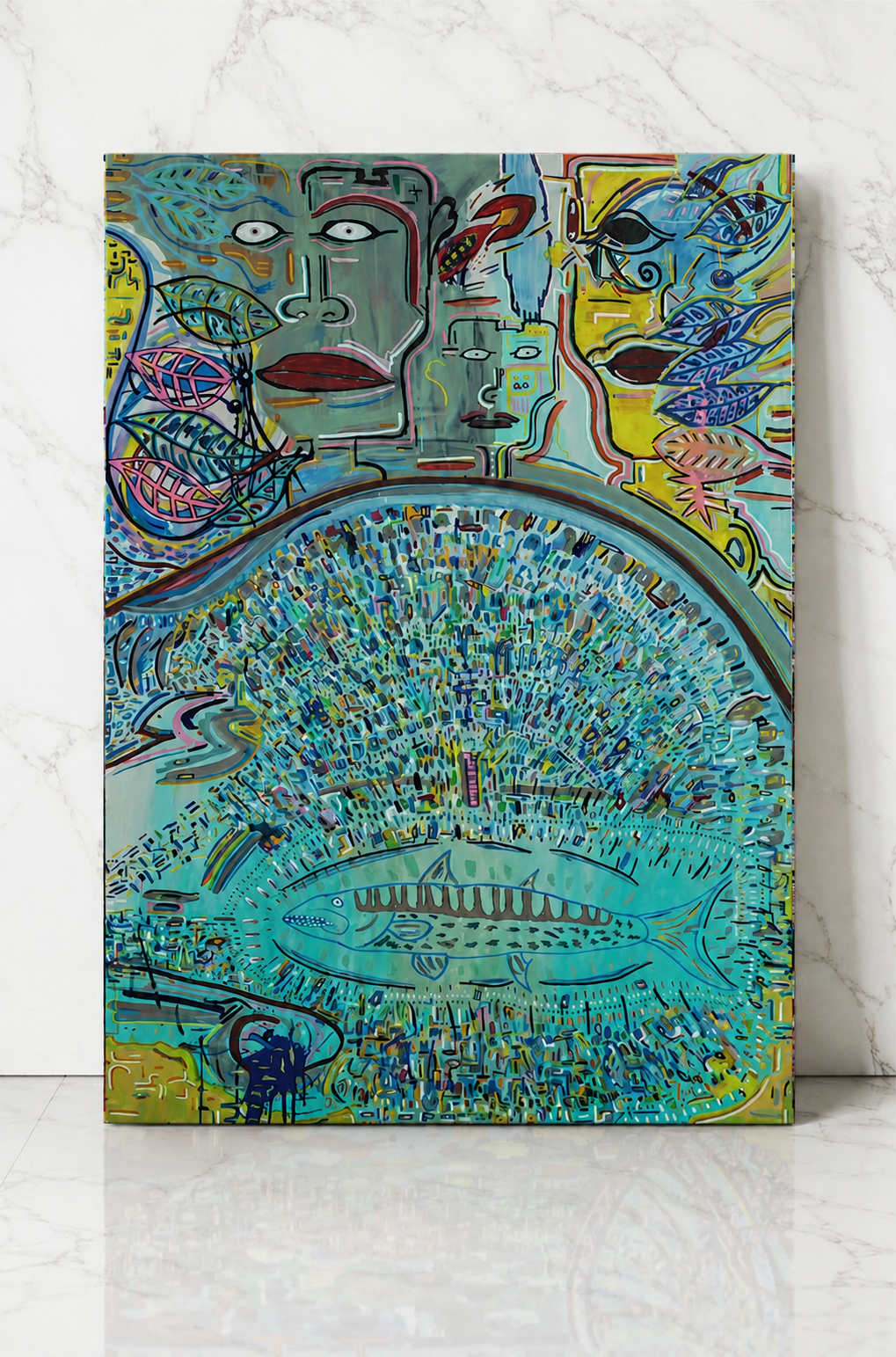 Roland Carter - Aruba series 1  Fish cage / Private Collection Norway