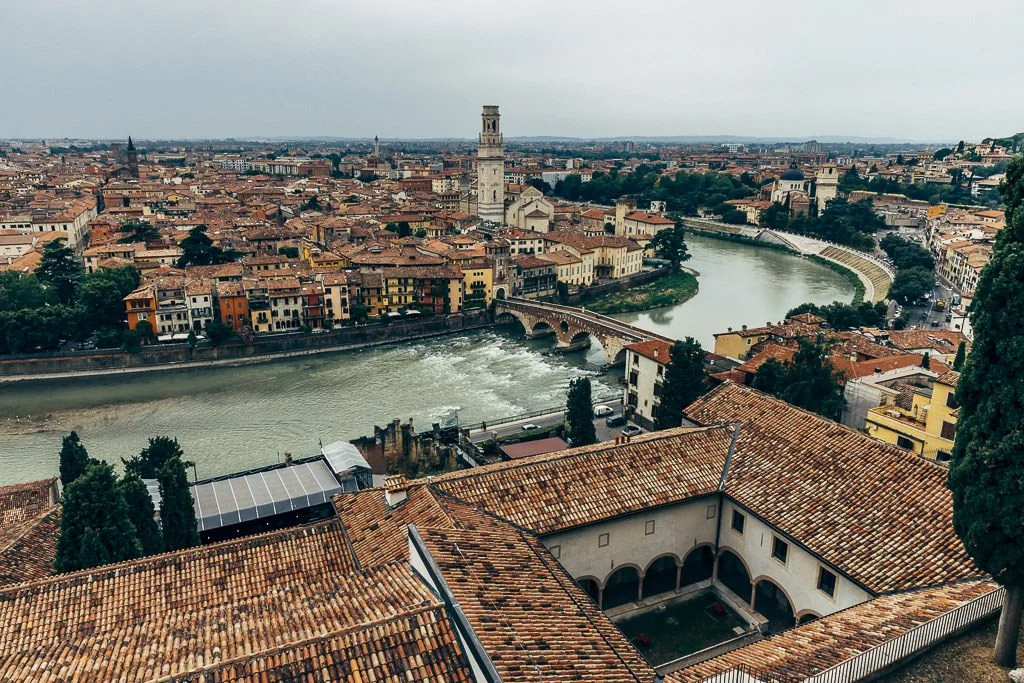 Getting to see over the streets of Verona