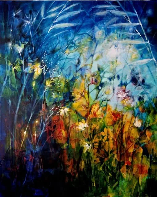 The last night before haymaking I acrylic 100×80 cm