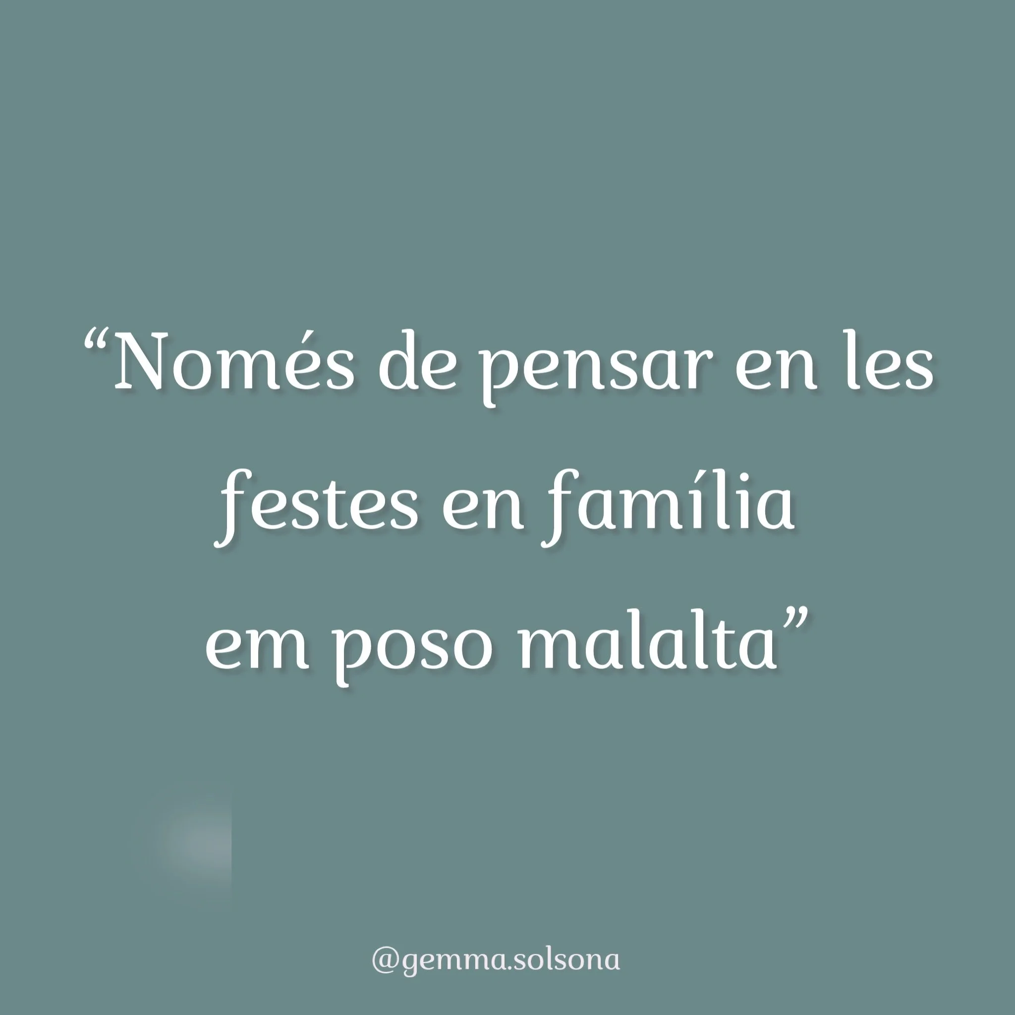 Consulta sobre família i festes de Nadal