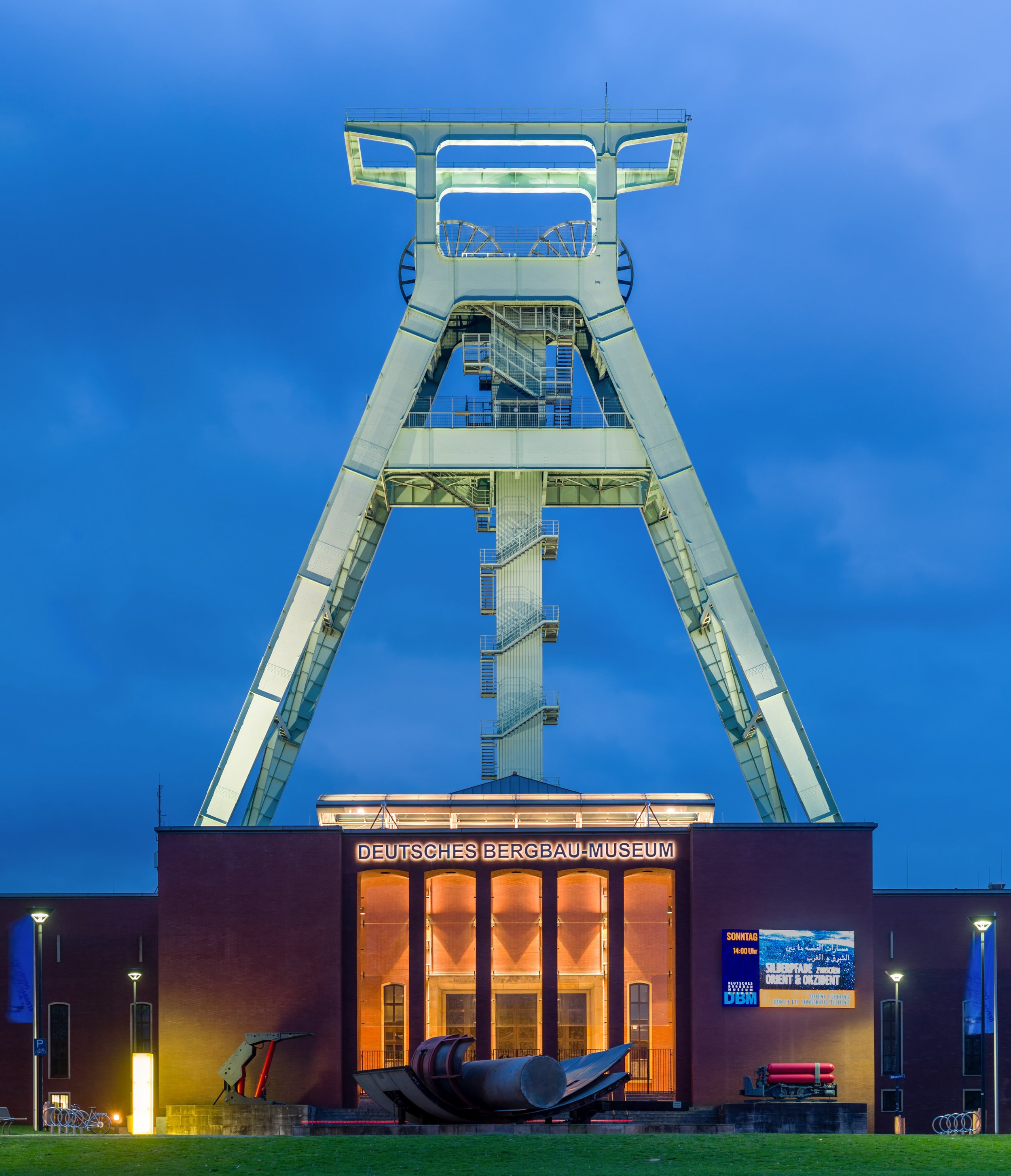 Bergbaumuseum Bochum is one of the most visited museums in Germany. It is the largest mining museum in the world, and a renowned research establishment for mining history. (Credit: Tuxyso / Wikimedia Commons)