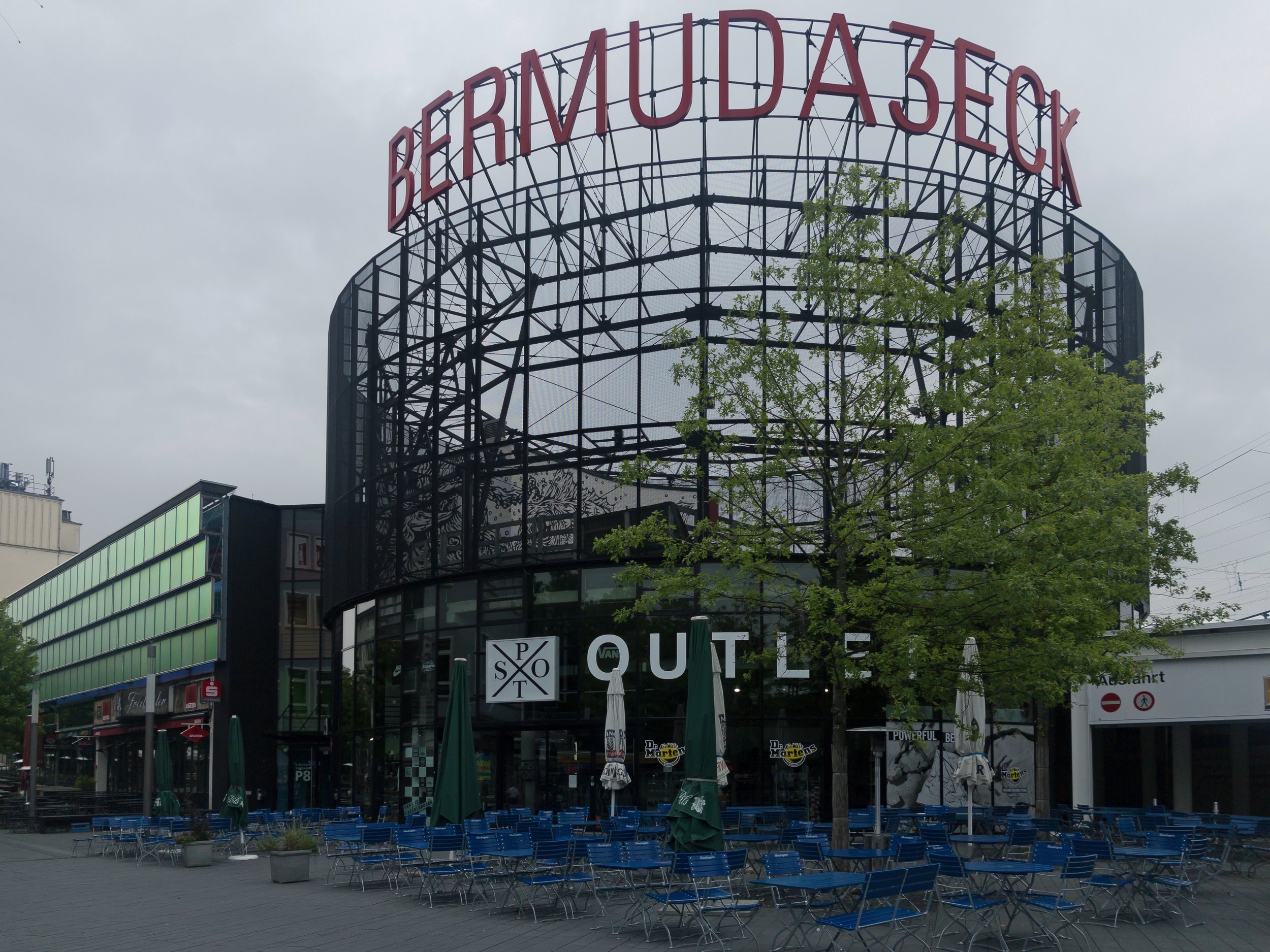 Das Bermuda3eck (Bermuda Triangle), Bochum's nightlife hub (Credit: Michielverbeek / Wikimedia Commons)