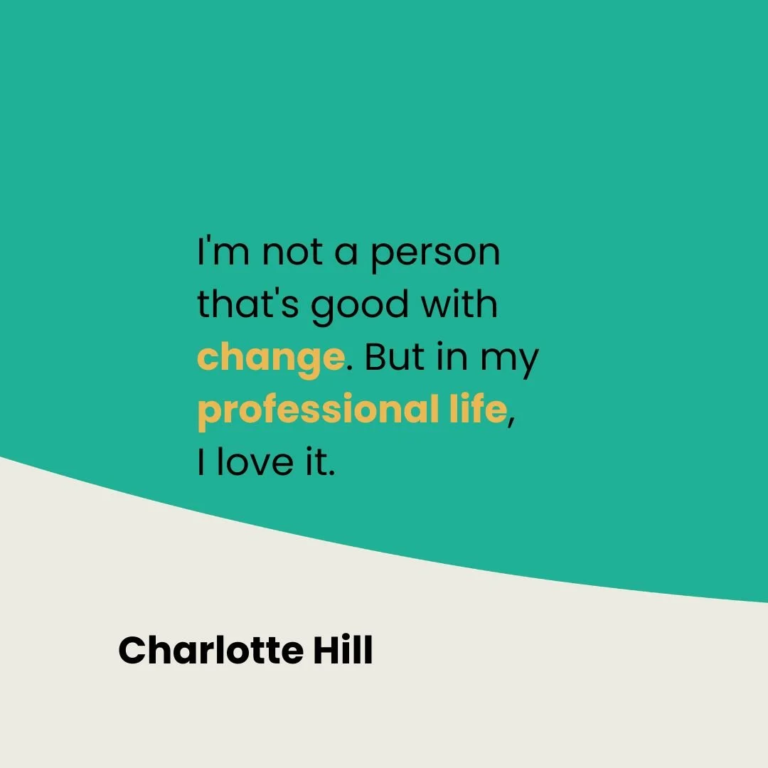 Pull-out quote from Charlotte Hill