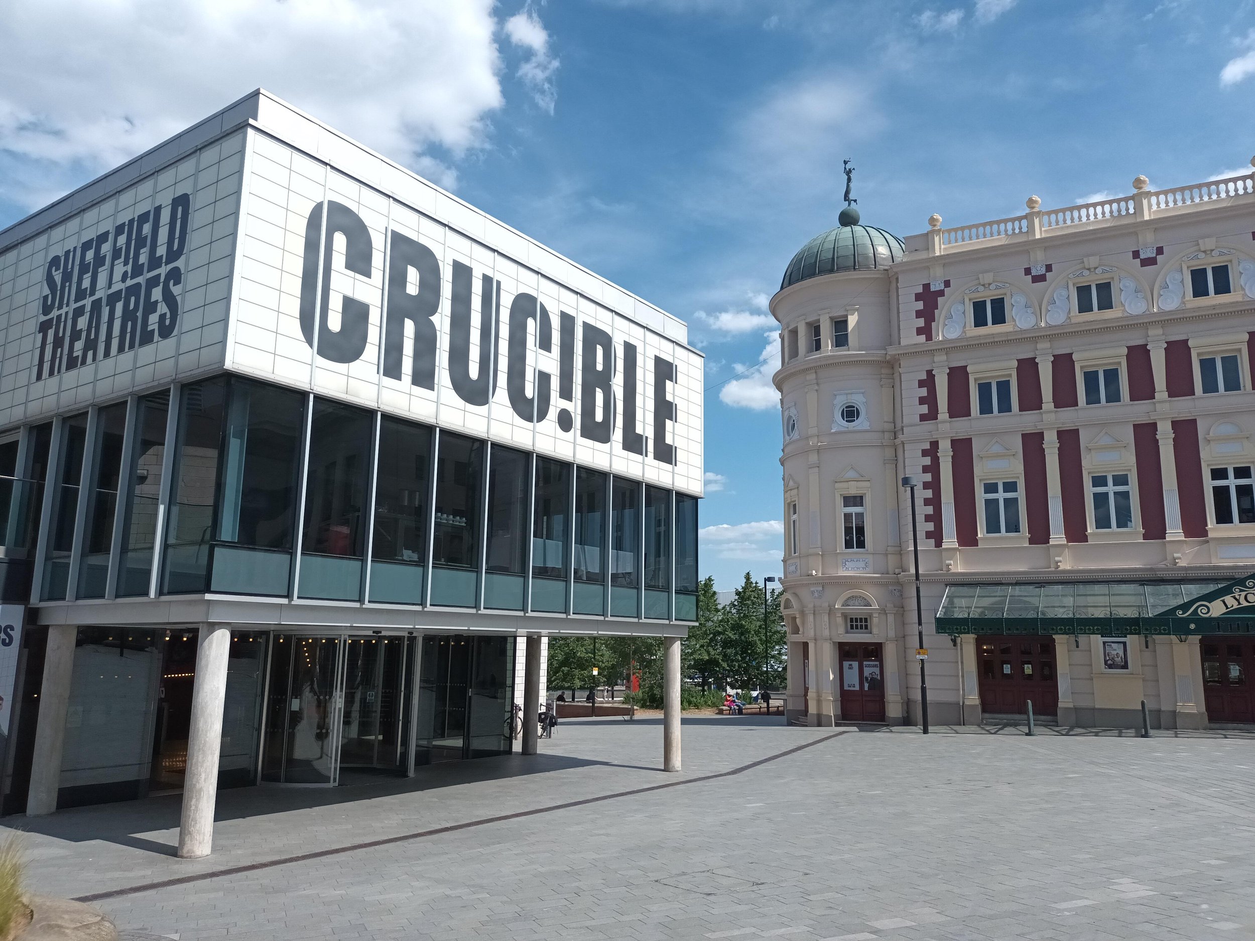 The Crucible has hosted the World Snooker Championship annually since 1977, and is considered by many to be the "spiritual home of snooker". (Credit: BCDS / Wikimedia Commons)
