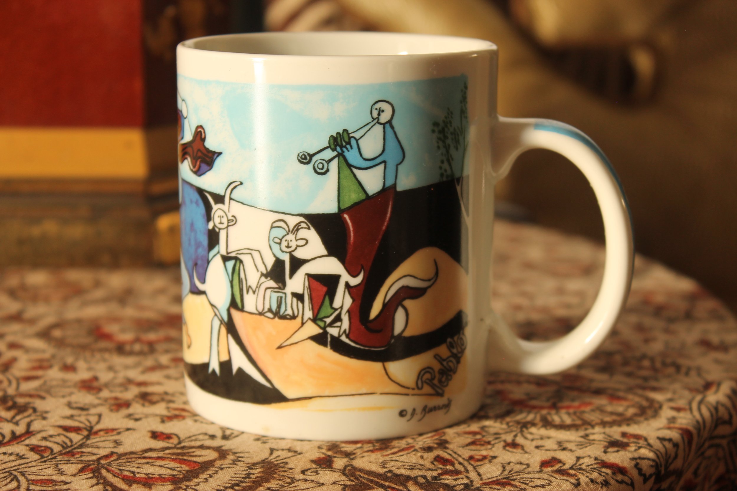 Chaleur Masters Collection Pablo Picasso Coffee Mug, c. 1990s