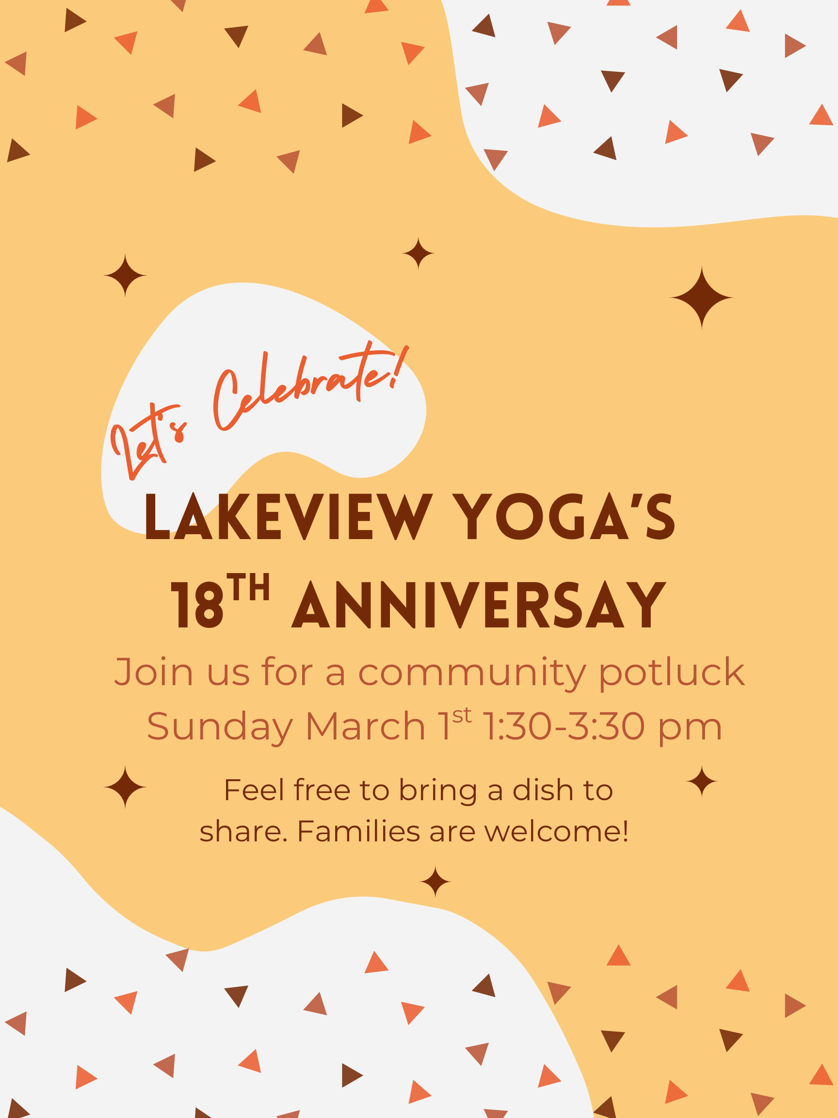 Lakeview Yoga's Anniversary Celebration 
