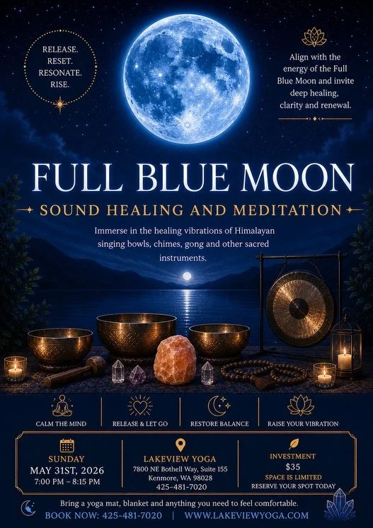 Full Blue Moon Sound Healing &amp; Meditation