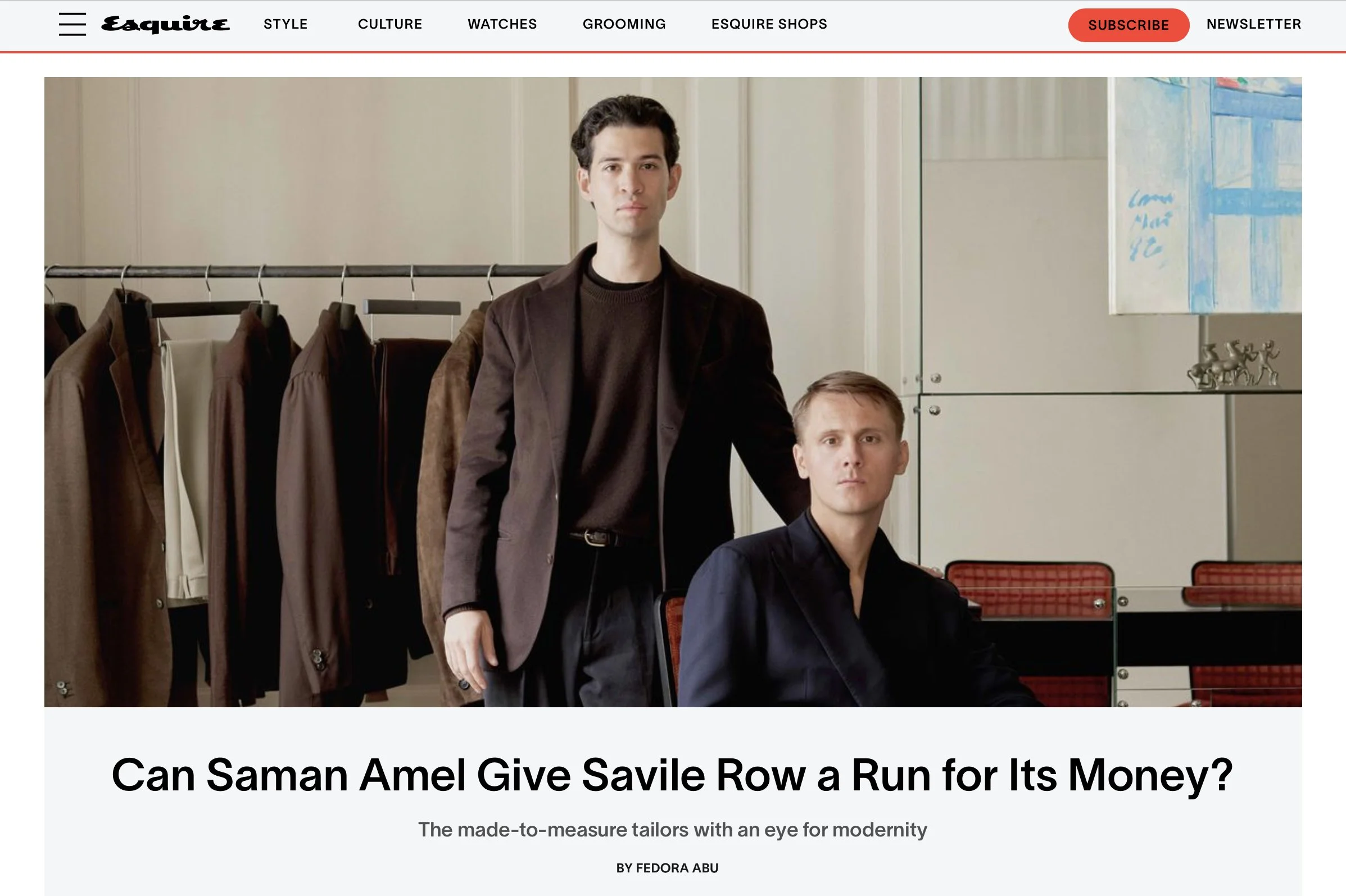 ESQUIRE Saman Amel