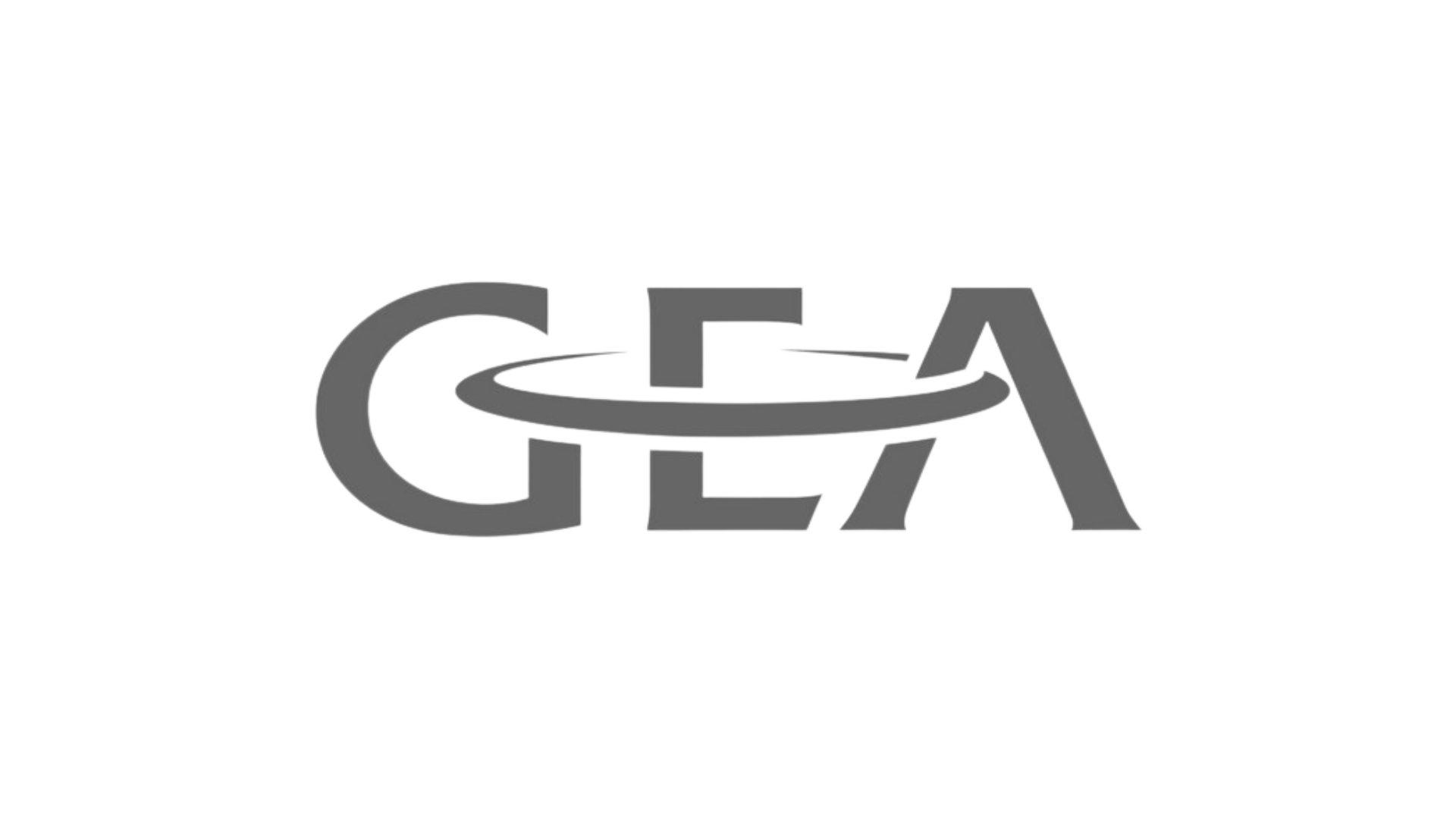 GEA logo with stylized orbit design