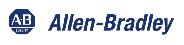 Logo of Allen-Bradley with "A-B Quality" symbol and stylized text.