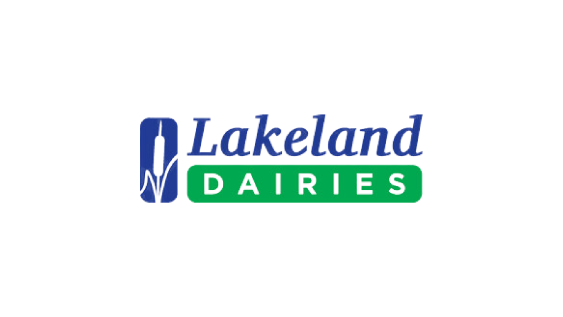 Lakeland Dairies logo with text and bottle graphic.