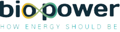 Biopower logo with tagline 'How energy should be'
