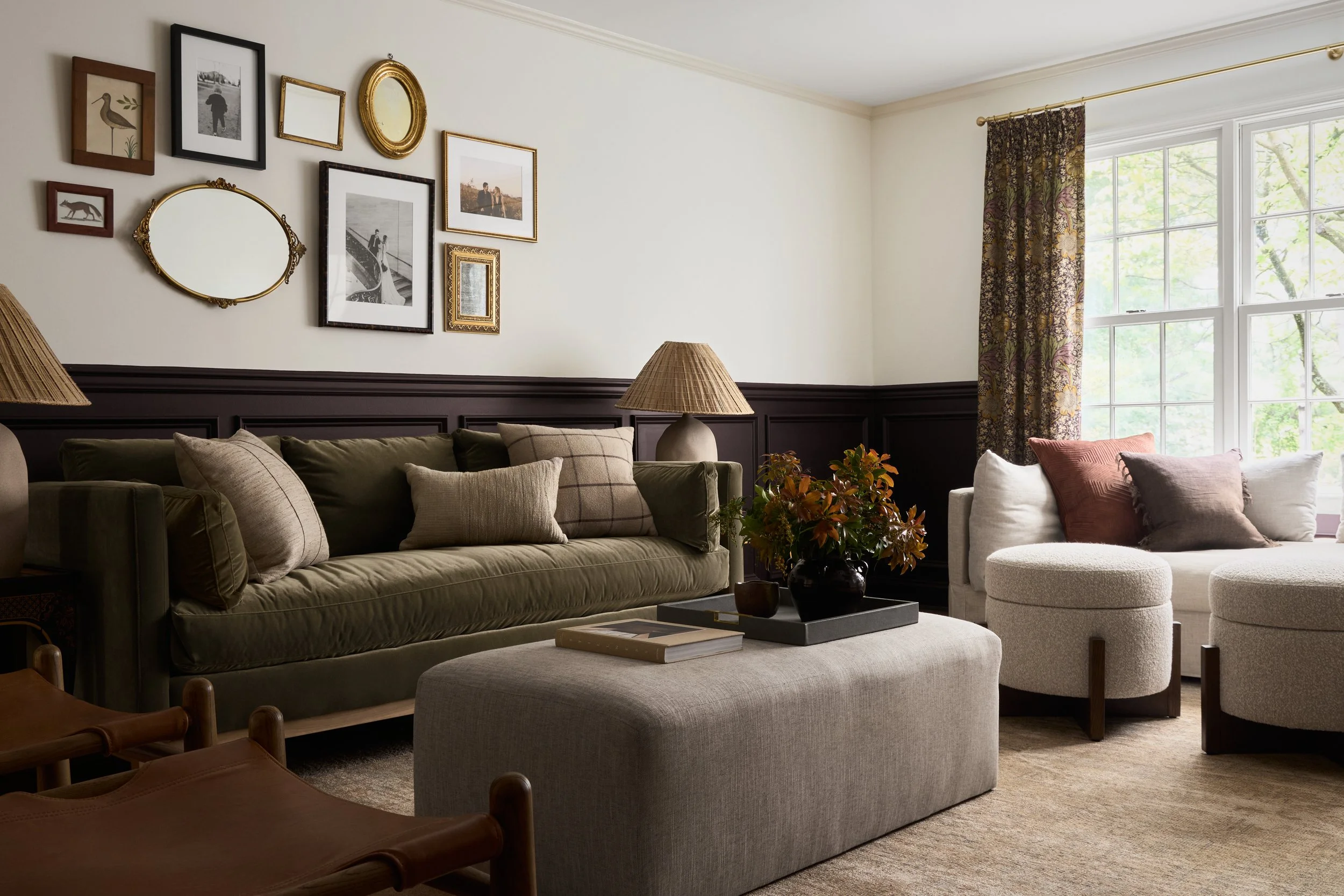 living room interior design photography in Philadelphia