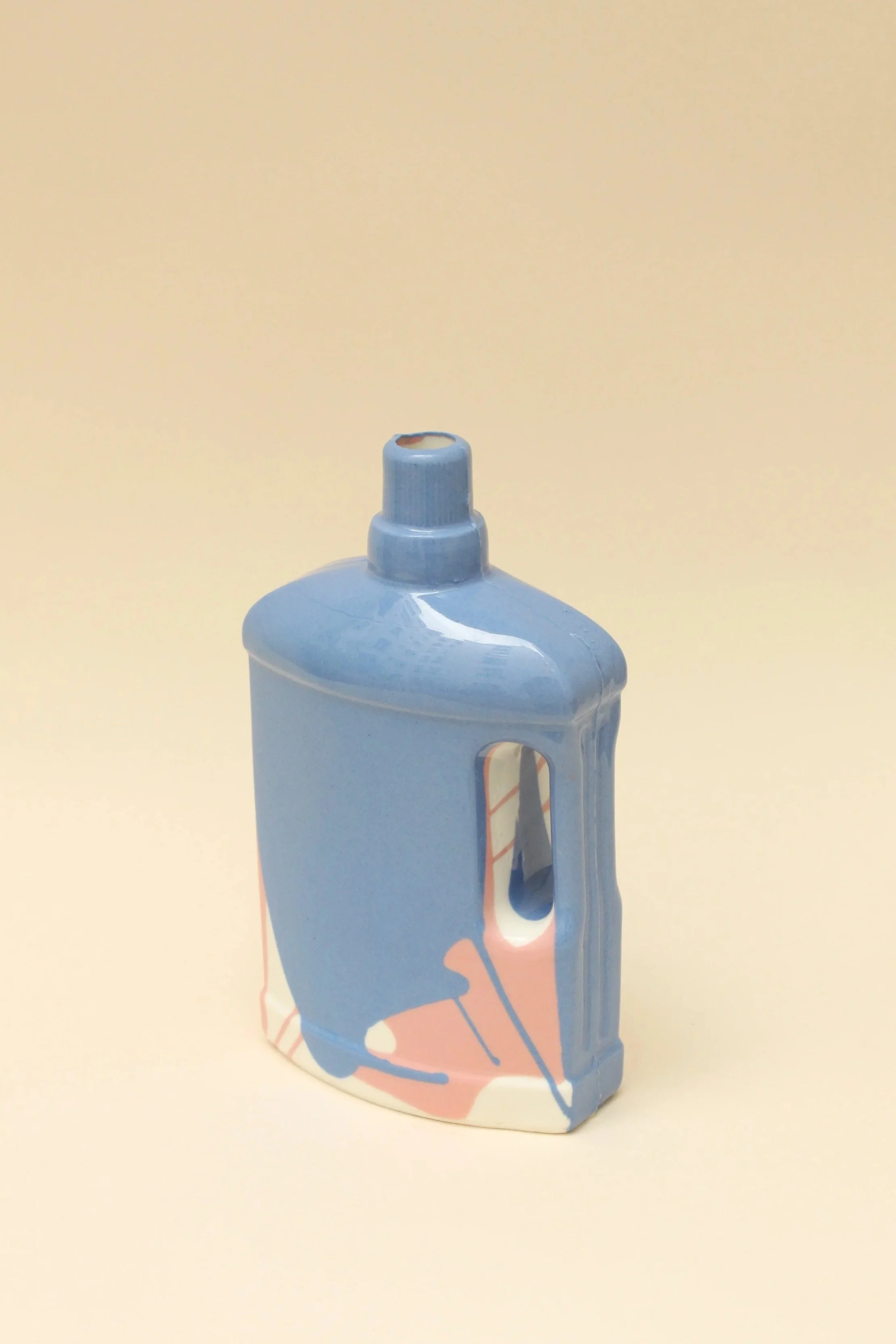 Bouteille d'adoucissant marbré